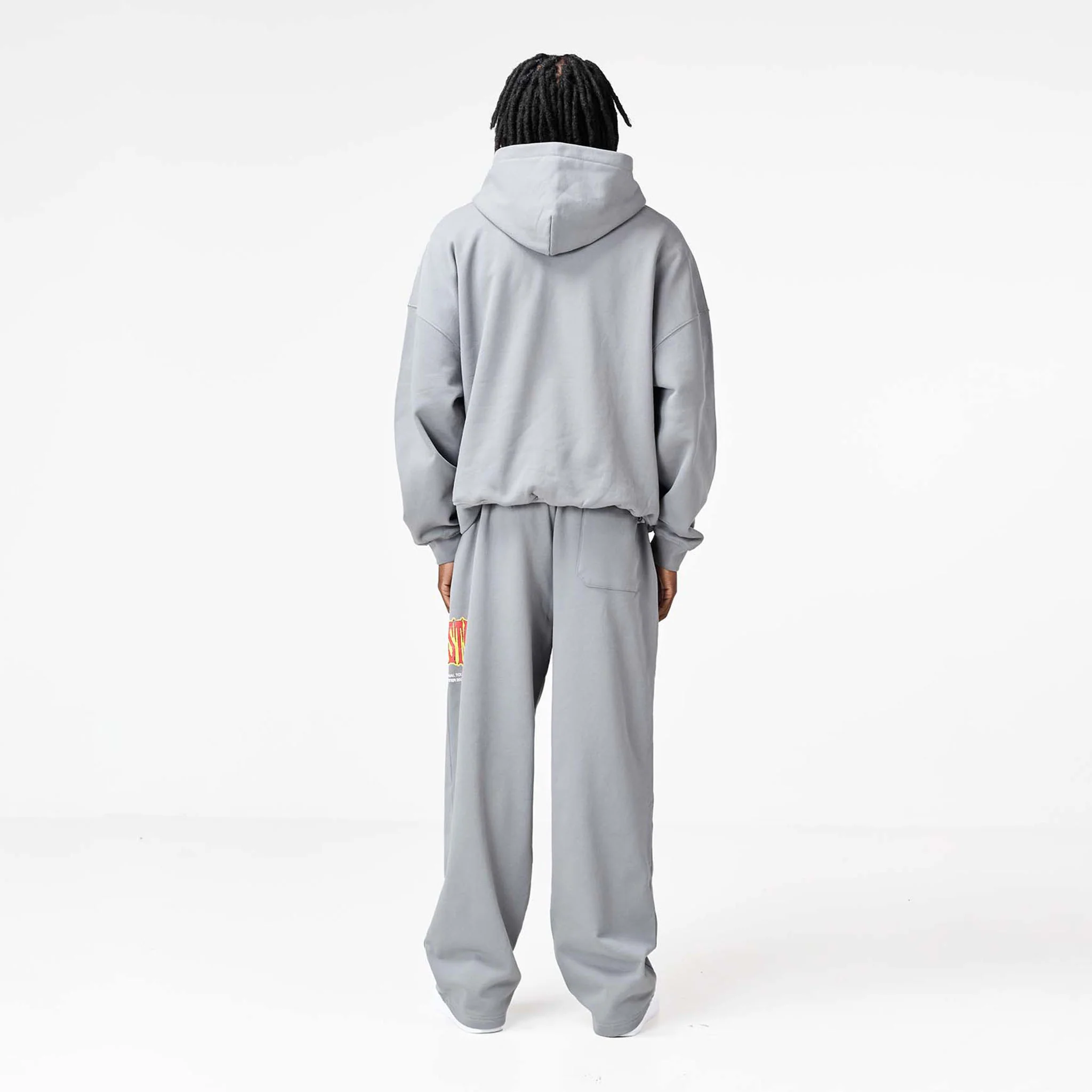 Blackletter Hoodie | Mid Grey - Image 7