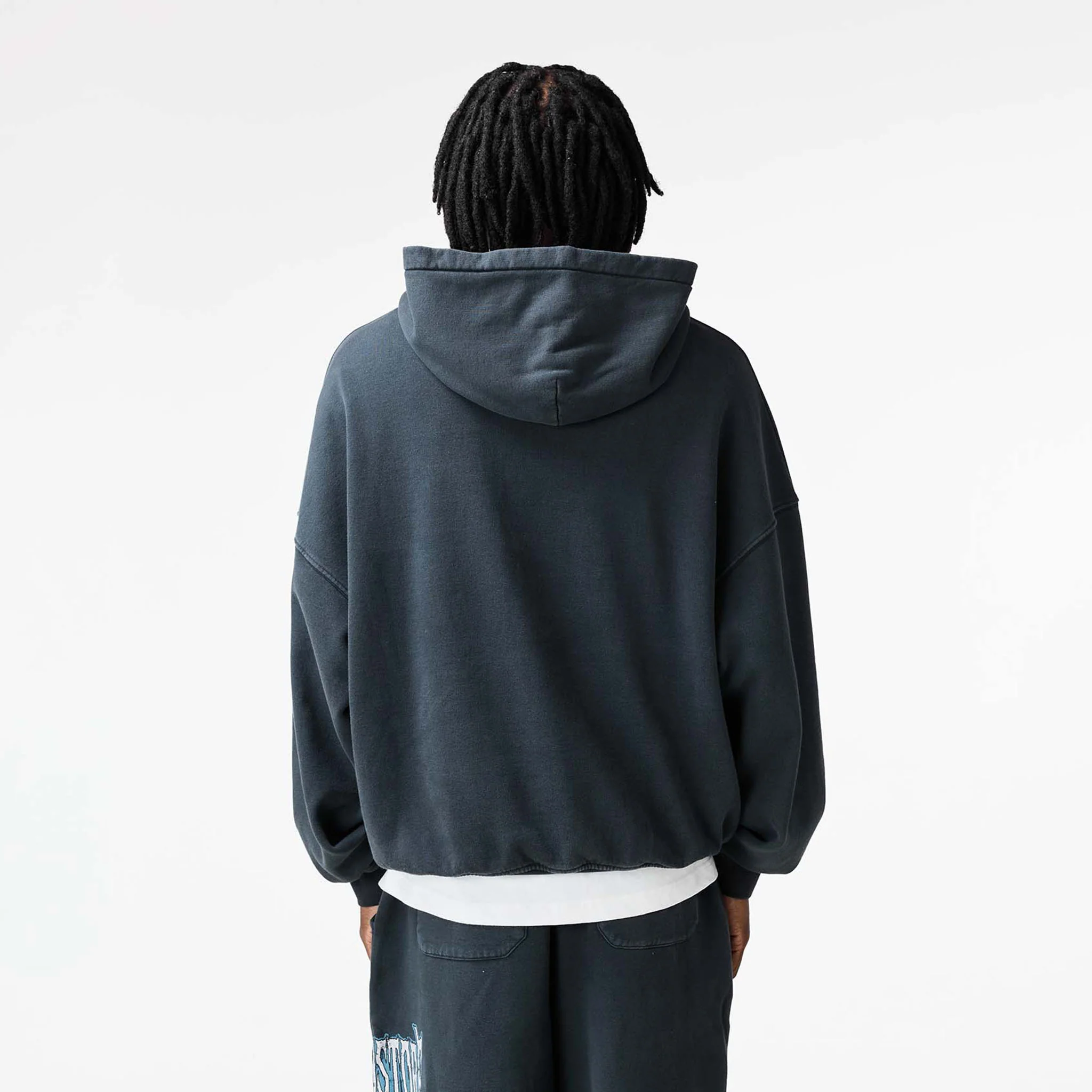 Blackletter Hoodie | Washed Black - Image 8