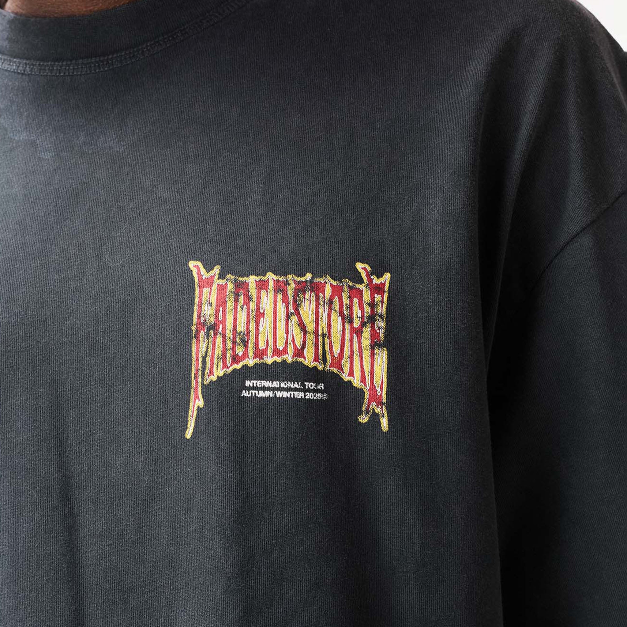 Blackletter T-Shirt | Washed Black - Image 4