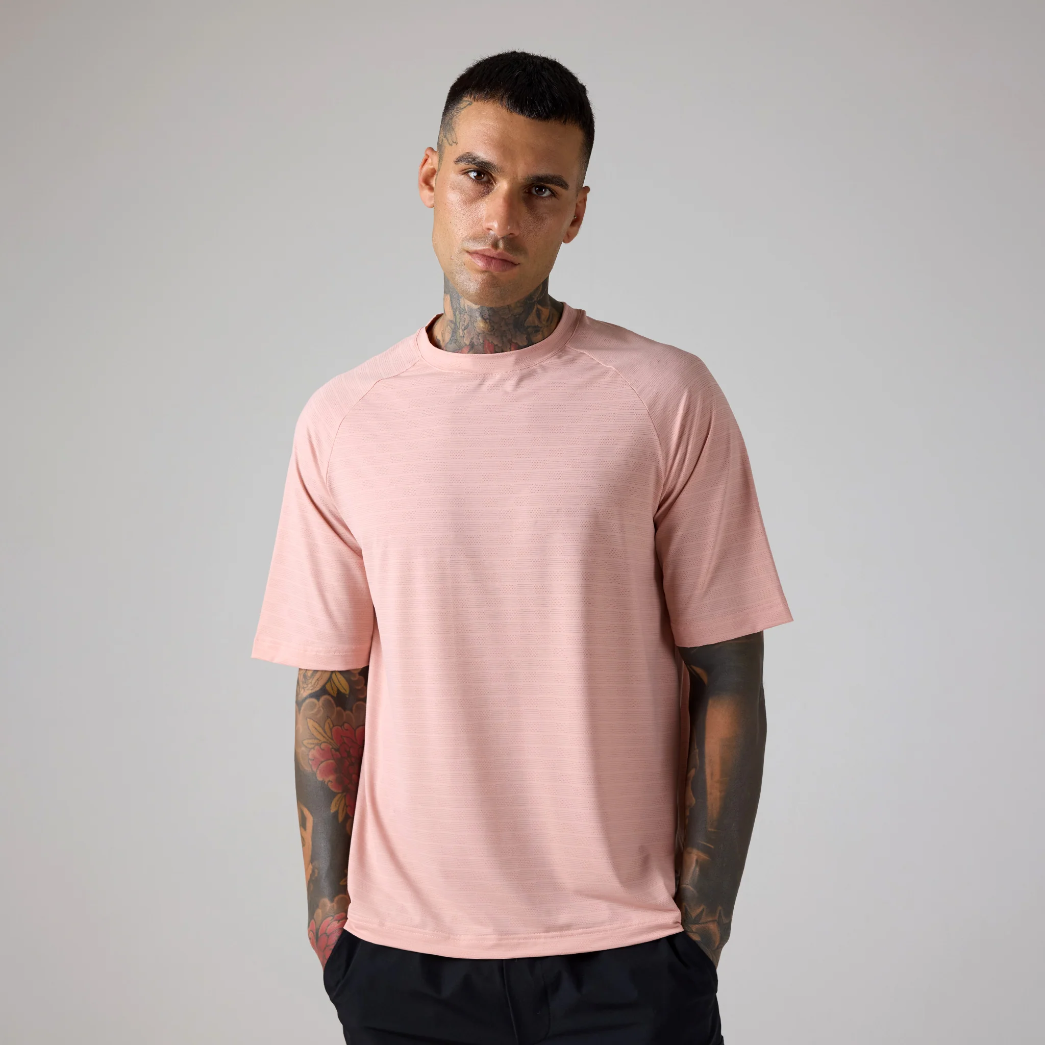 FS Box Fit Tech T-Shirt | Coral - Image 3