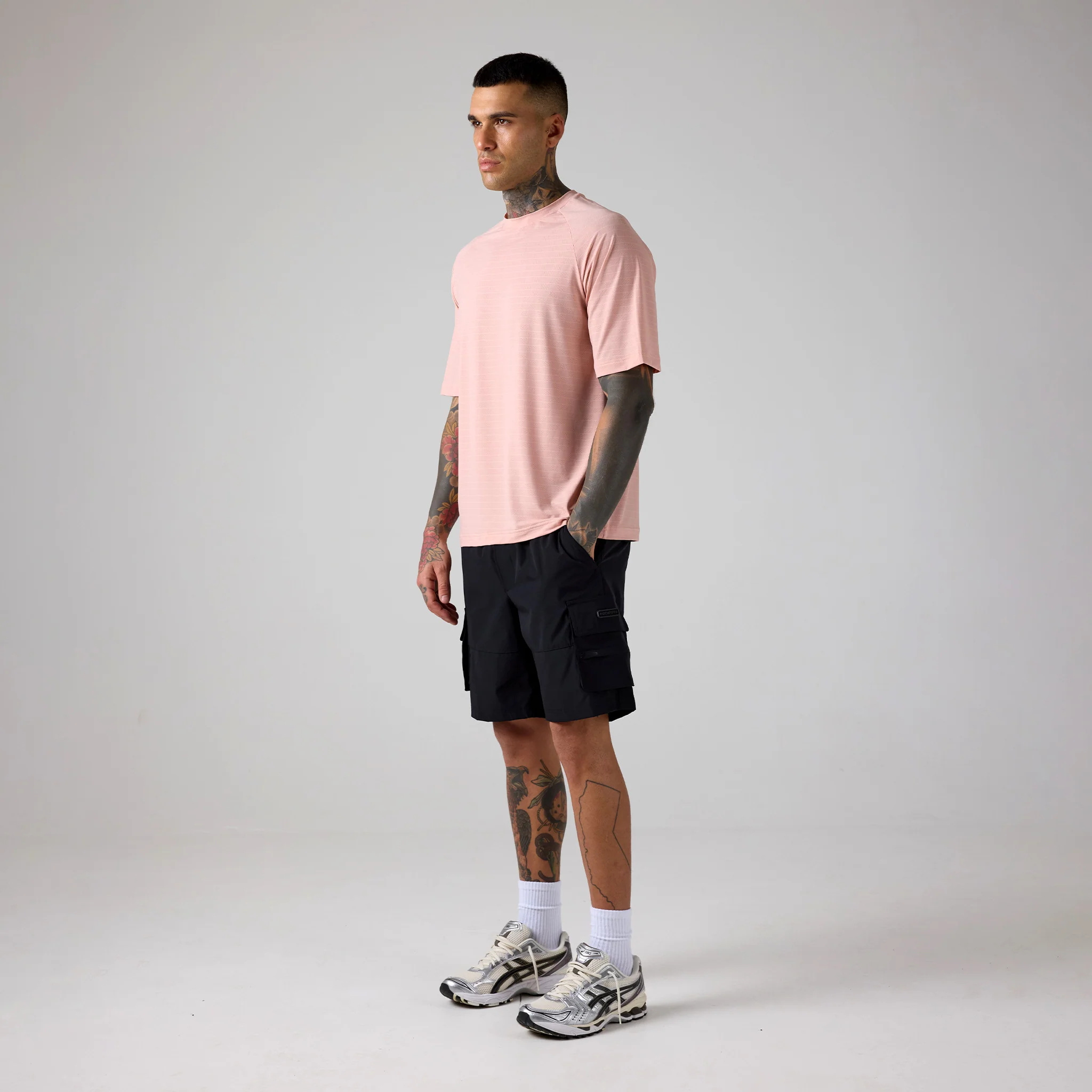 FS Box Fit Tech T-Shirt | Coral - Image 6