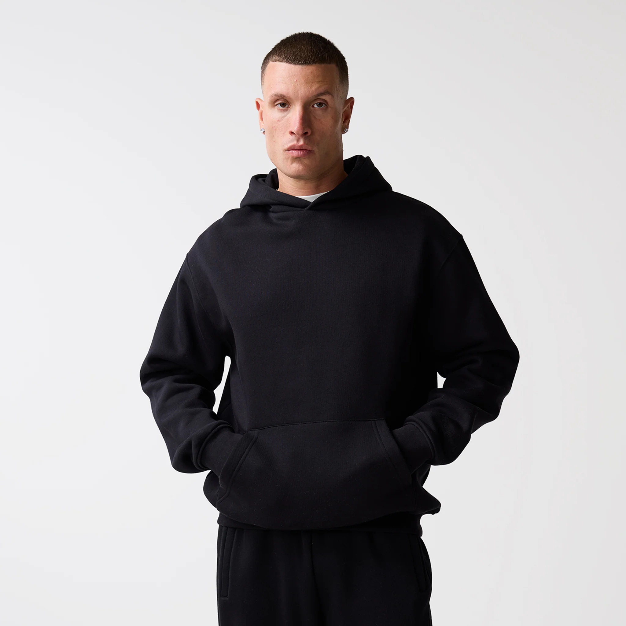 Box Fit Hoodie | Black - Image 3