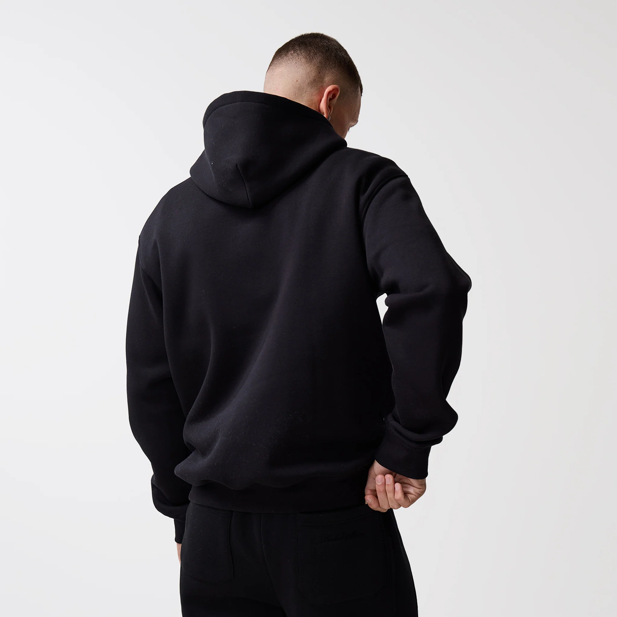 Box Fit Hoodie | Black - Image 6
