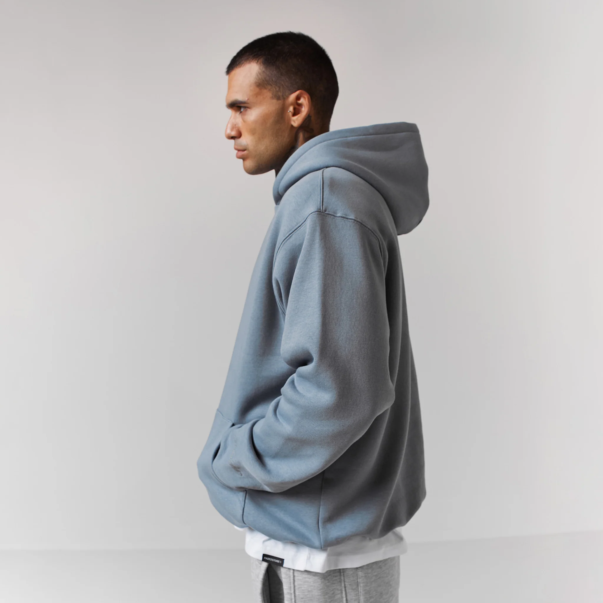 Box Fit Hoodie | Iceberg Blue - Image 3