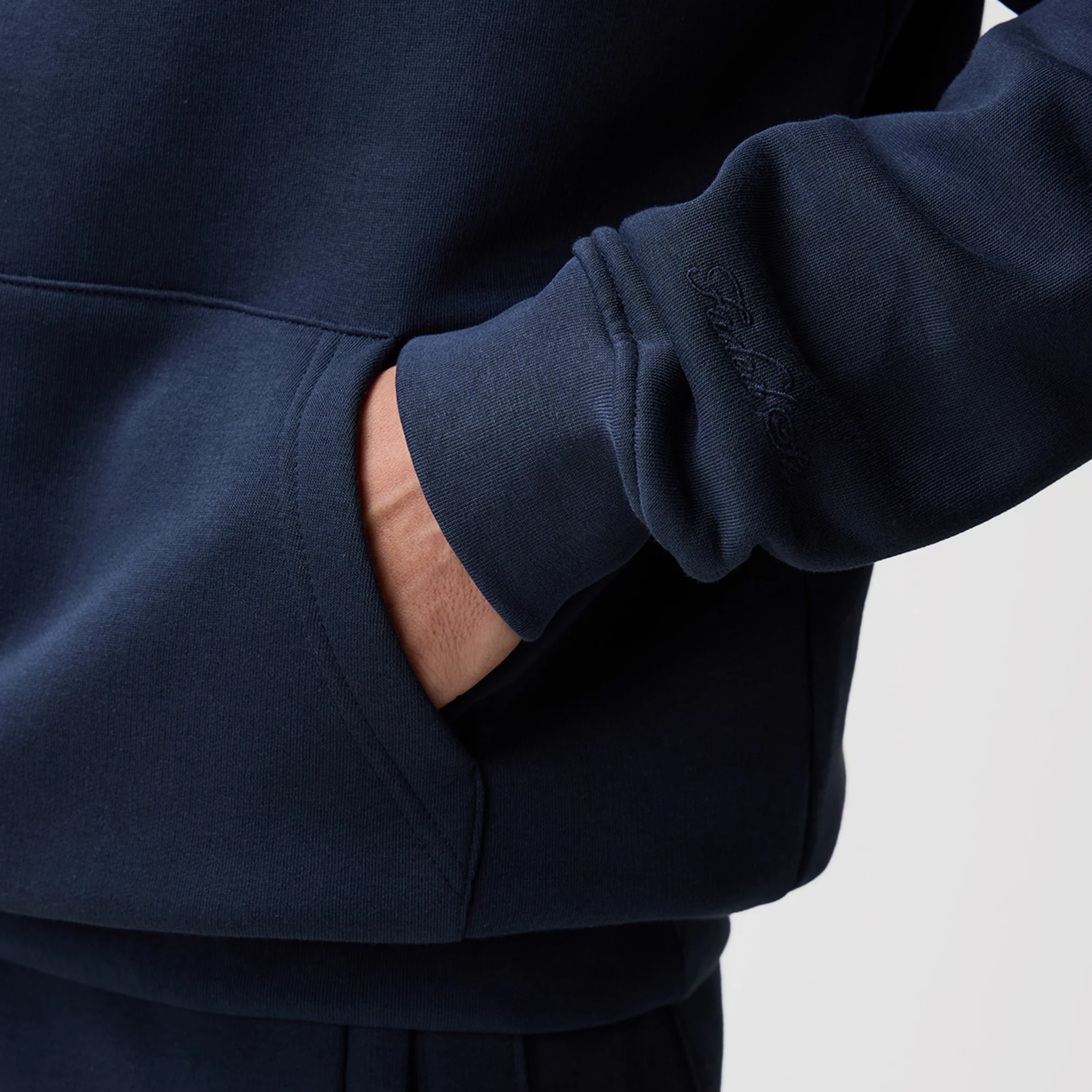 Box Fit Hoodie | Navy - Image 4