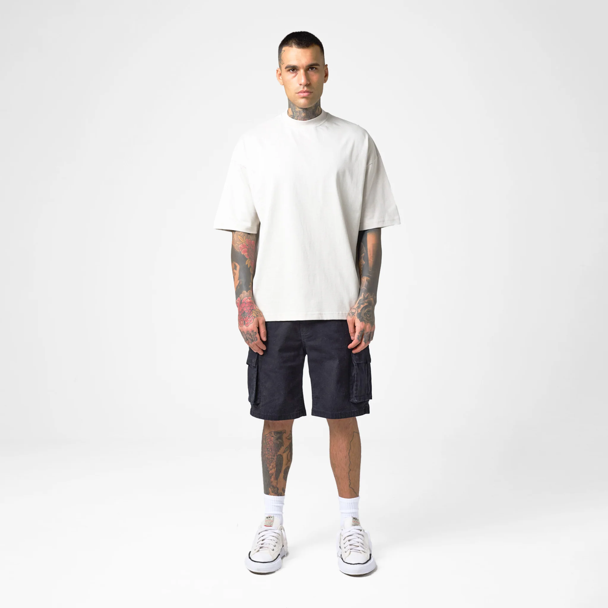 Box Fit T-Shirt | Off White - Image 7