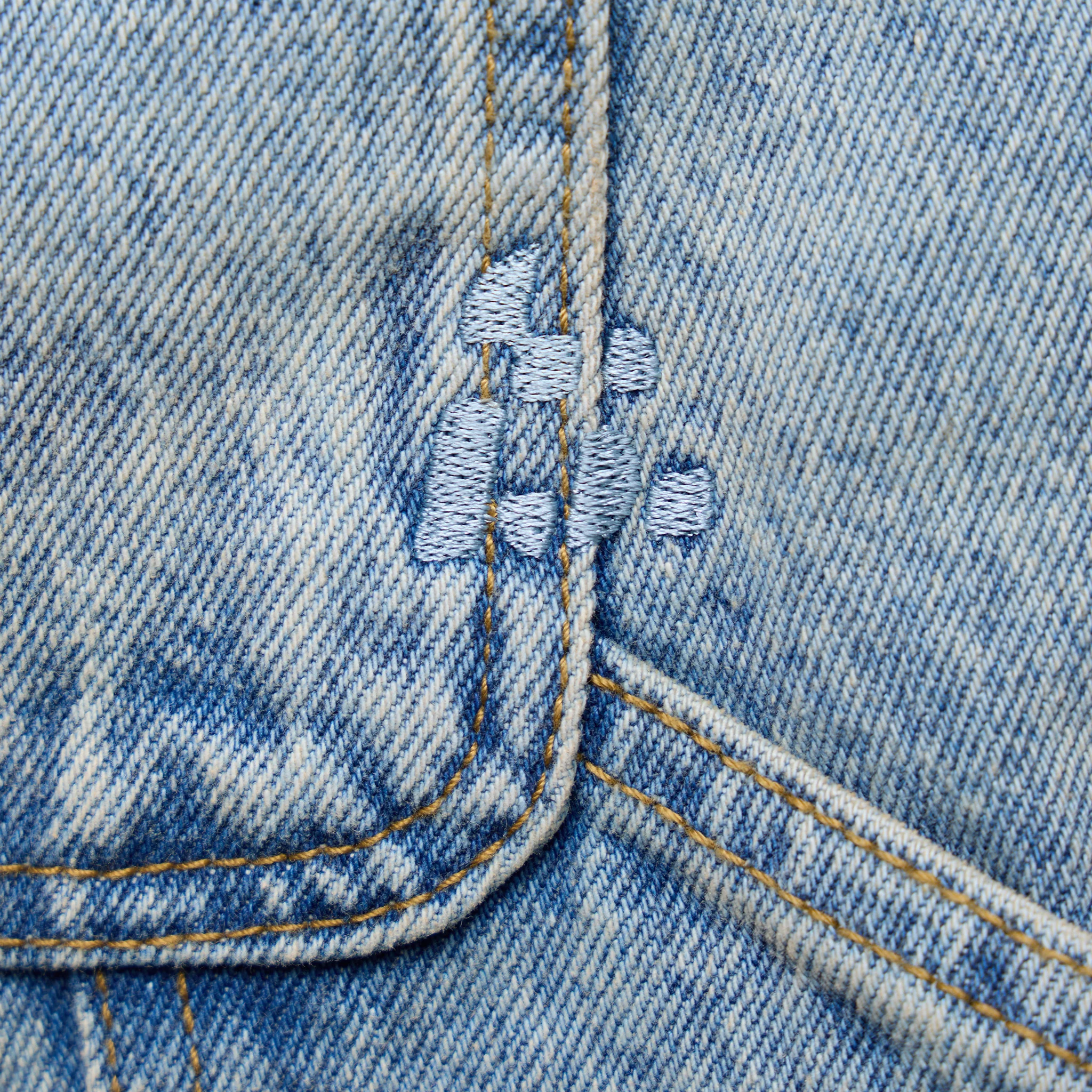 Carpenter Denim Shorts | Washed Blue - Image 10