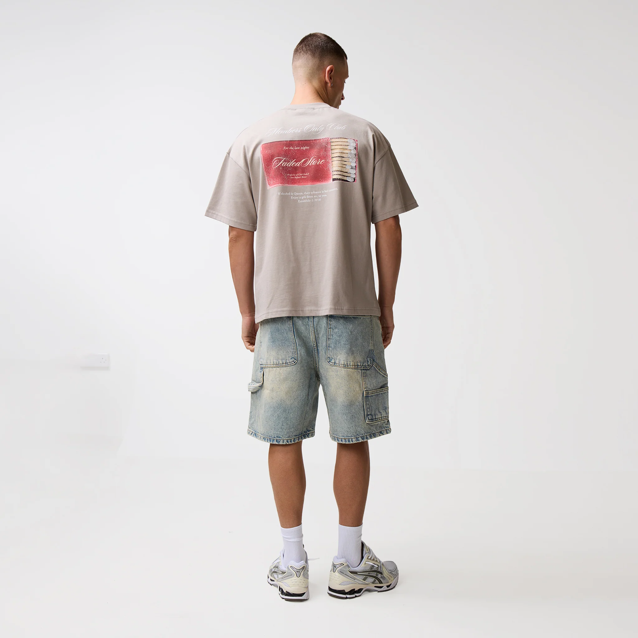 Carpenter Denim Shorts | Washed Blue - Image 11