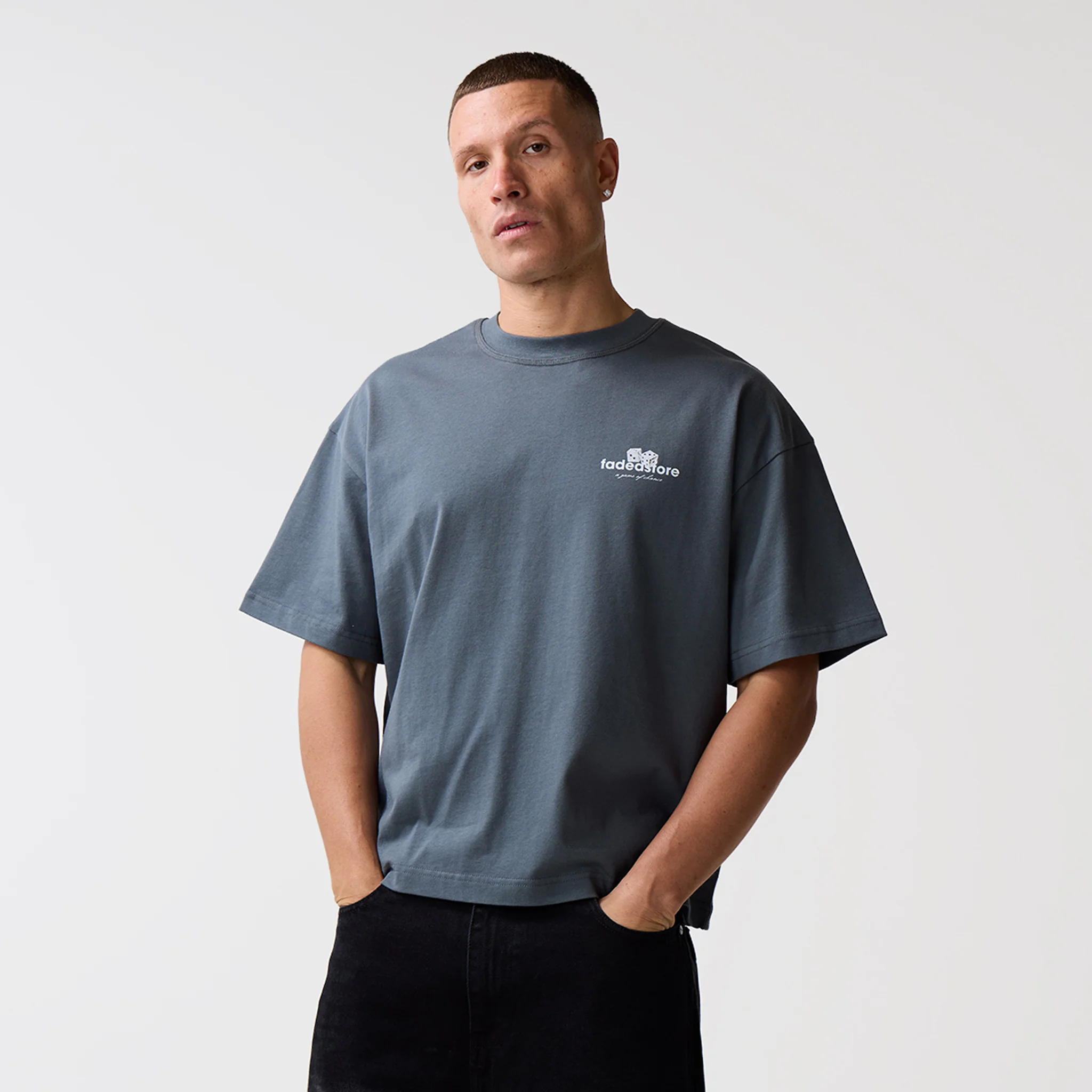 Chance T-Shirt | Slate Grey - Image 8
