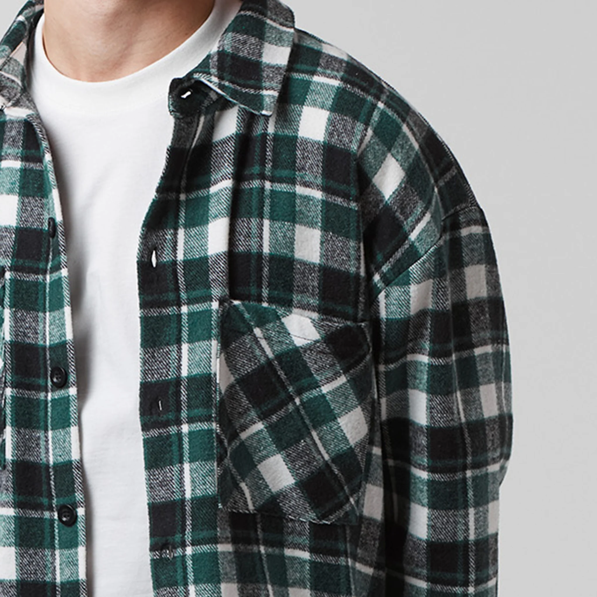 Check Flannel Shirt | Forest - Image 3