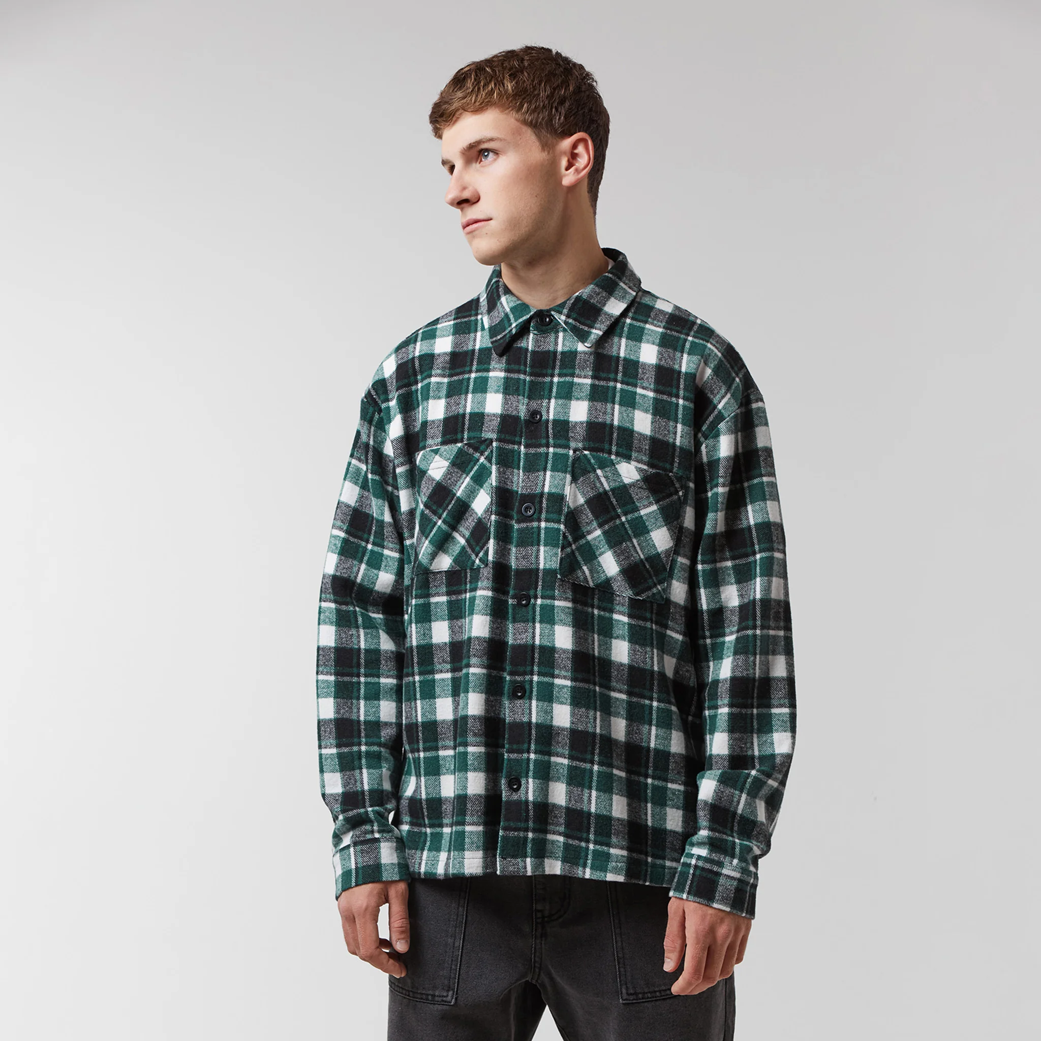 Check Flannel Shirt | Forest - Image 4