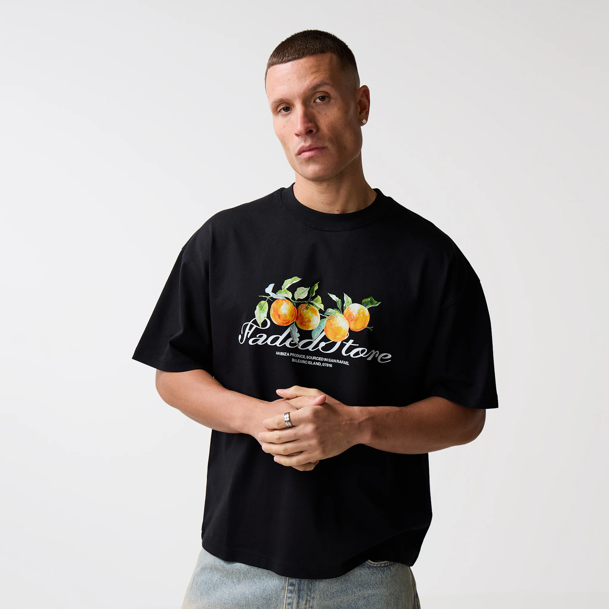 Citrus T-Shirt | Black - Image 7