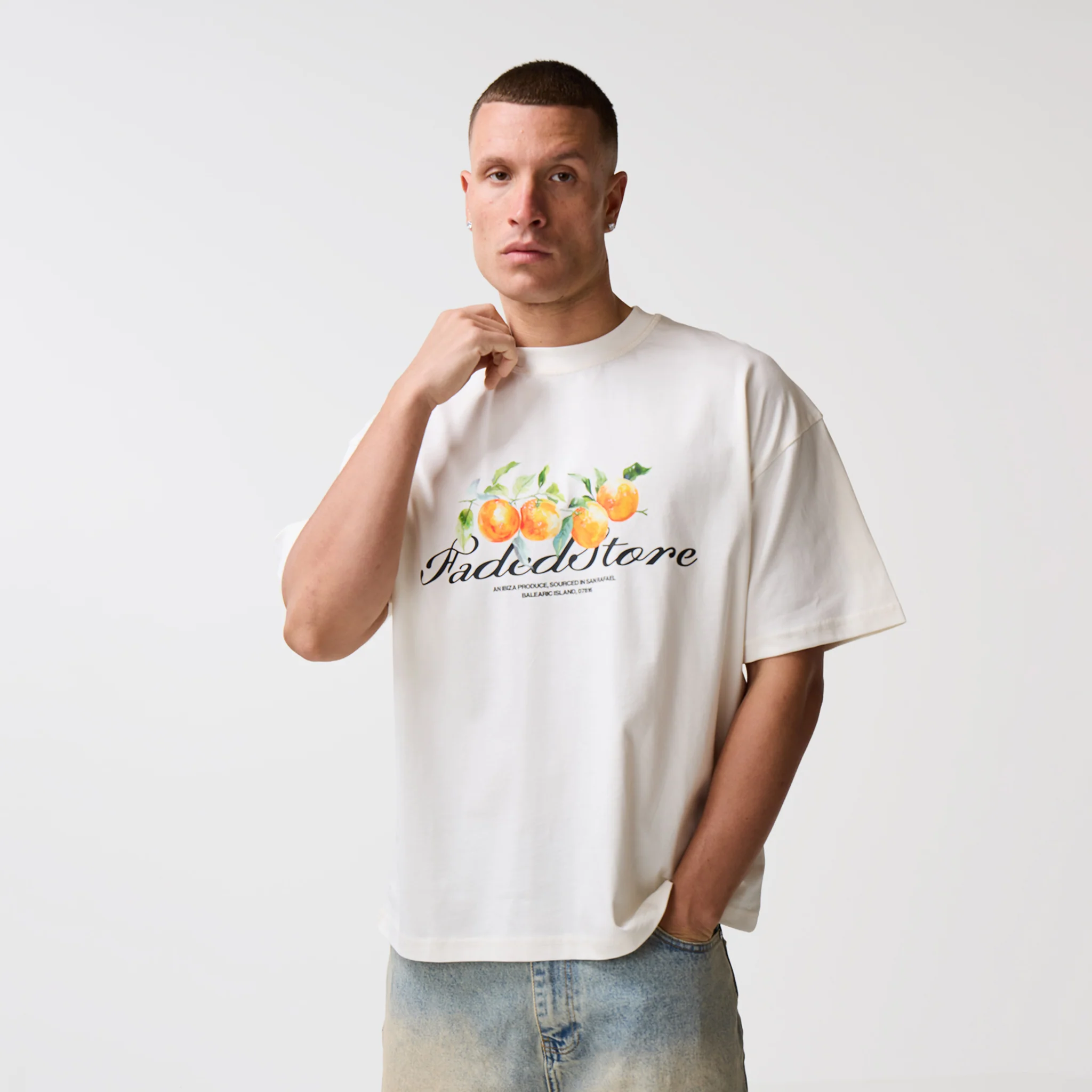 Citrus T-Shirt | Chalk - Image 4