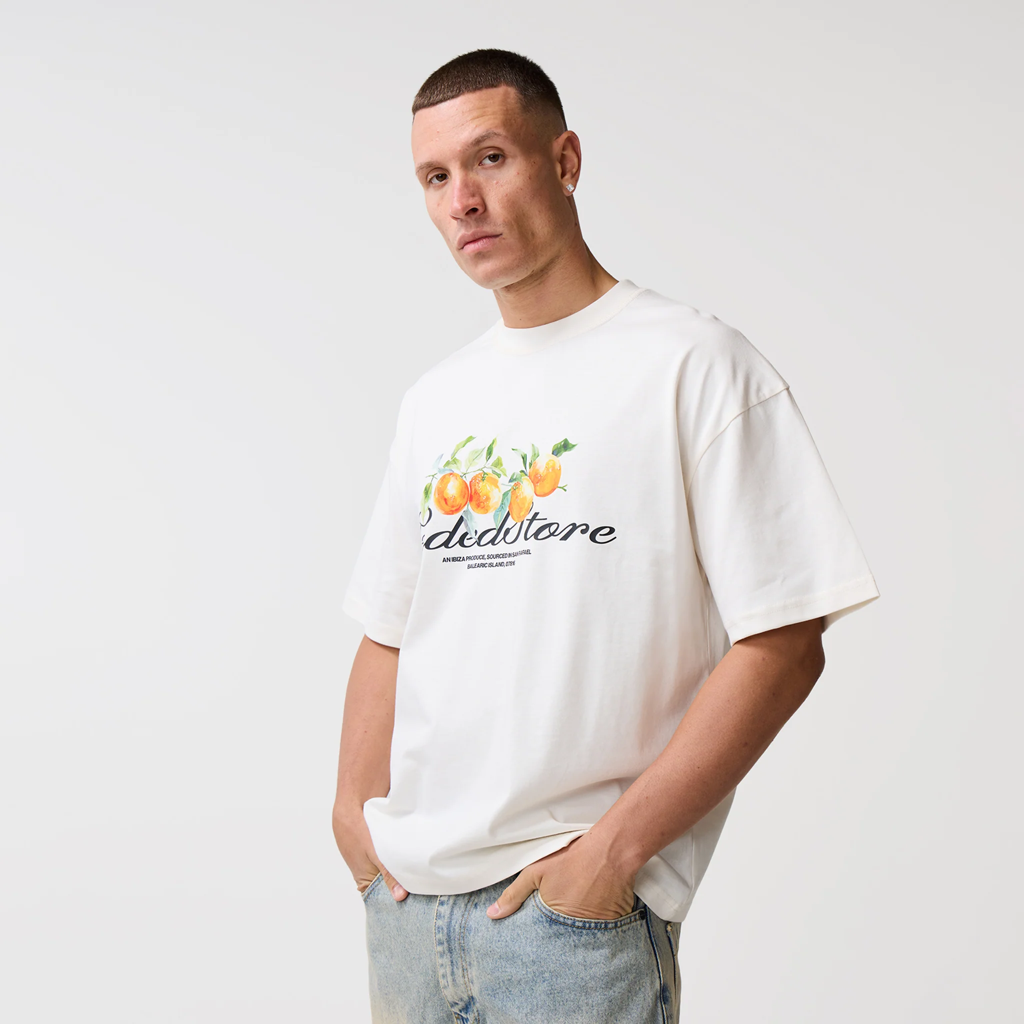 Citrus T-Shirt | Chalk - Image 7