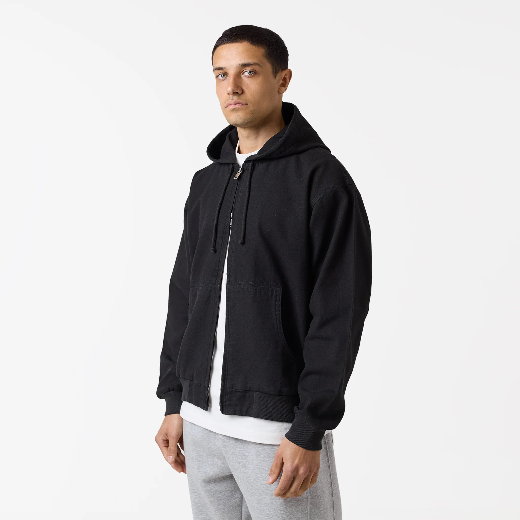 Core Canvas Jacket | Washed Black - Image 4