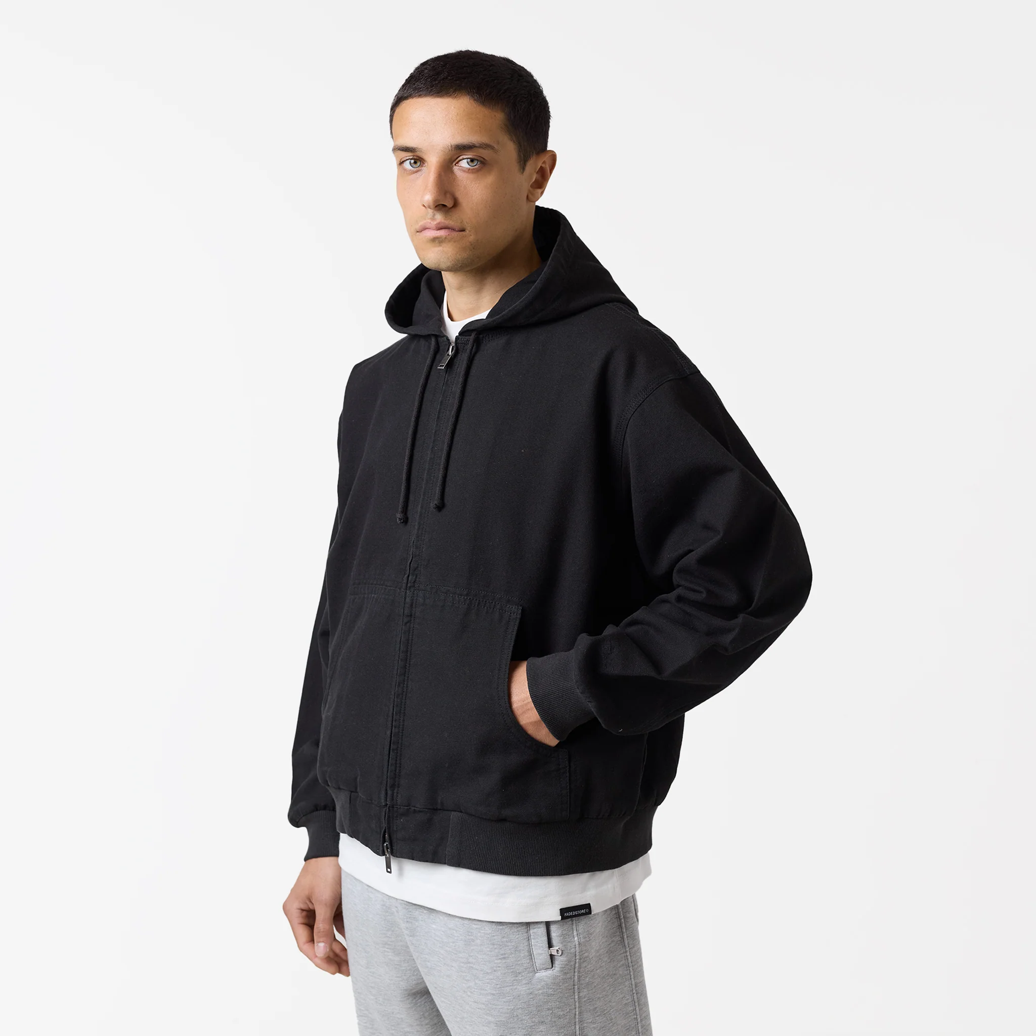 Core Canvas Jacket | Washed Black - Image 6