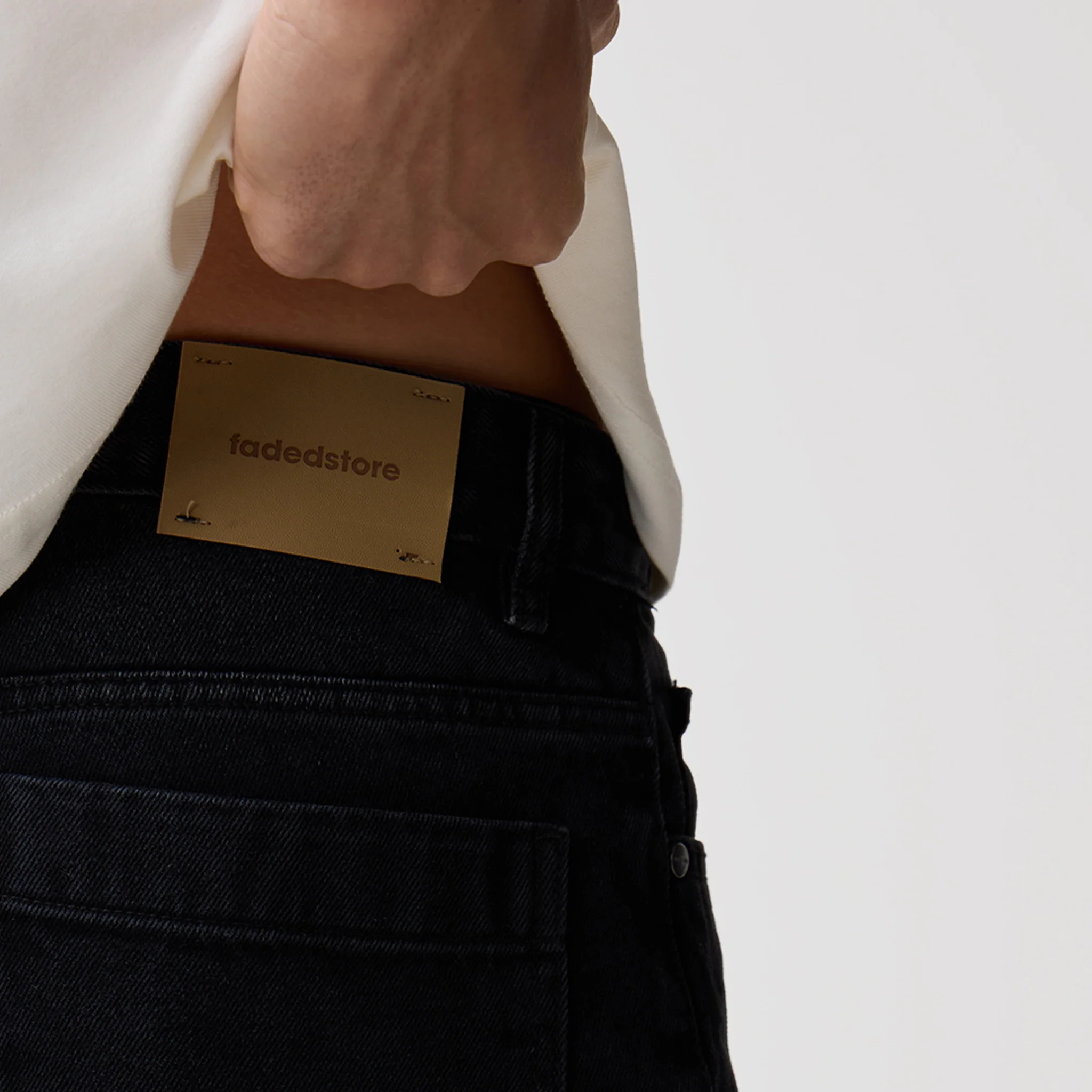 Denim Jorts | Washed Black - Image 7
