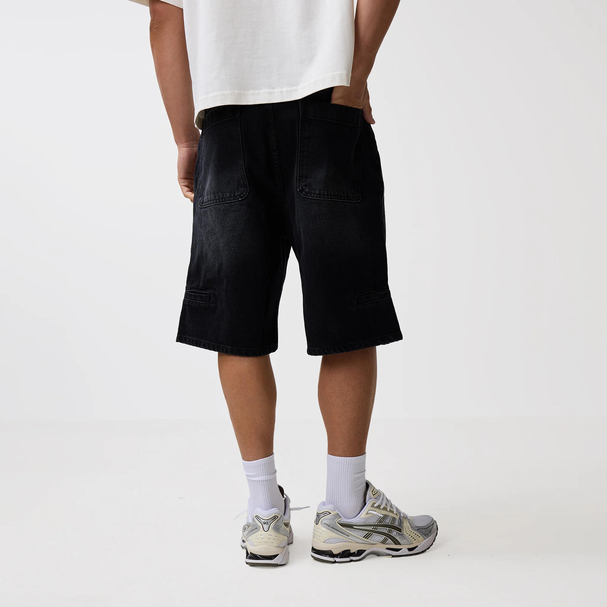 Denim Jorts | Washed Black - Image 8