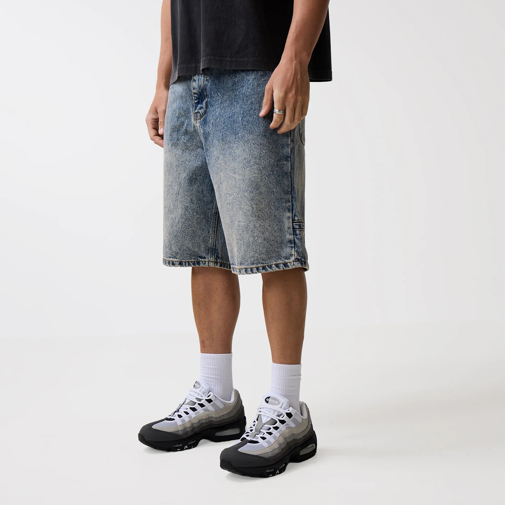 Denim Jorts | Washed Blue - Image 4