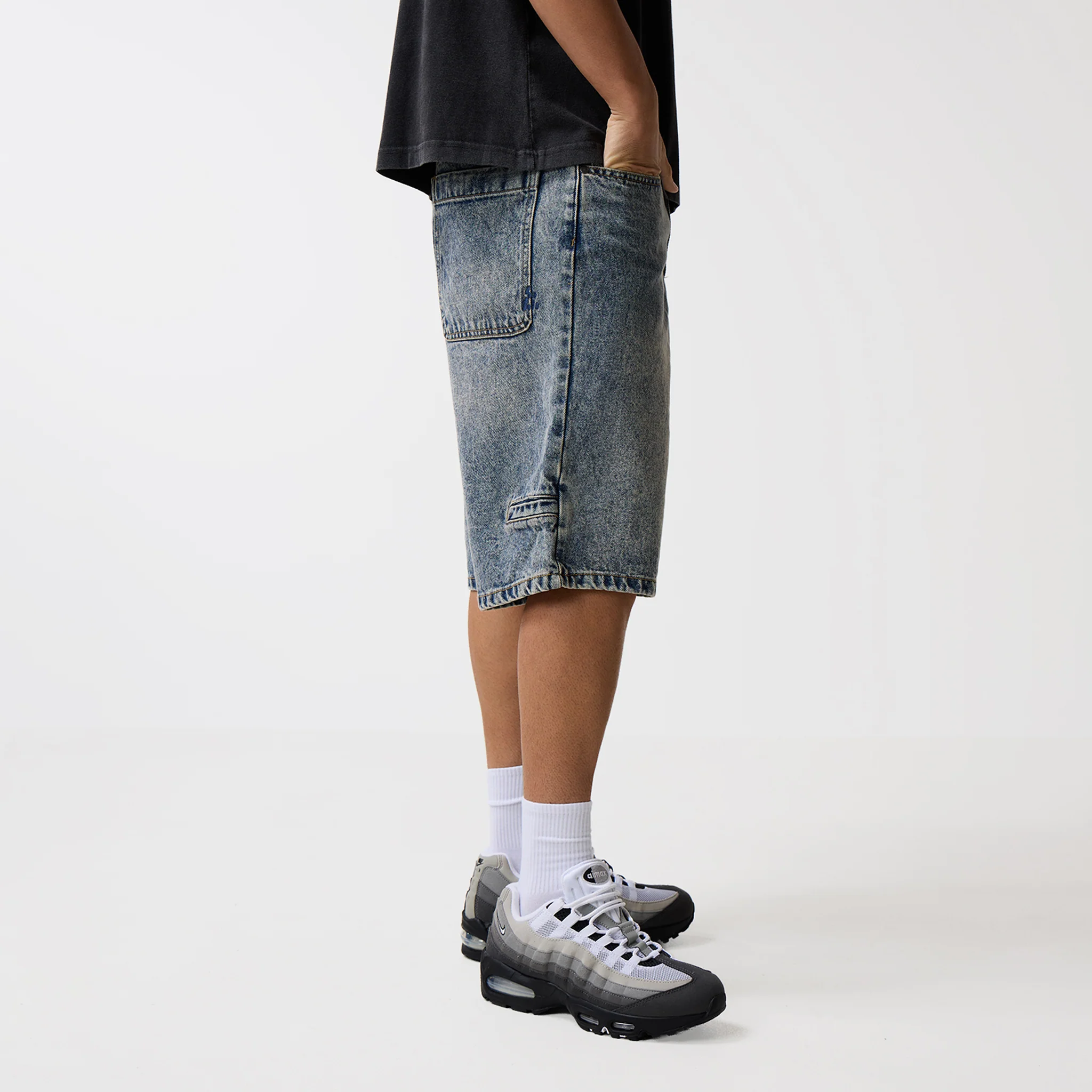Denim Jorts | Washed Blue - Image 5