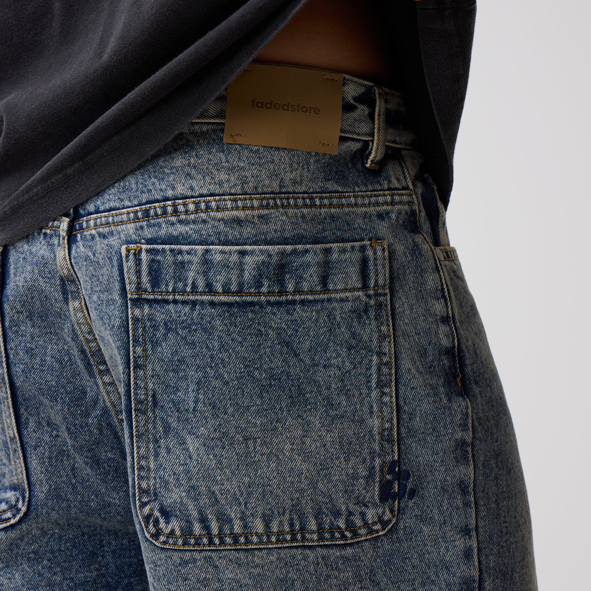 Denim Jorts | Washed Blue - Image 8
