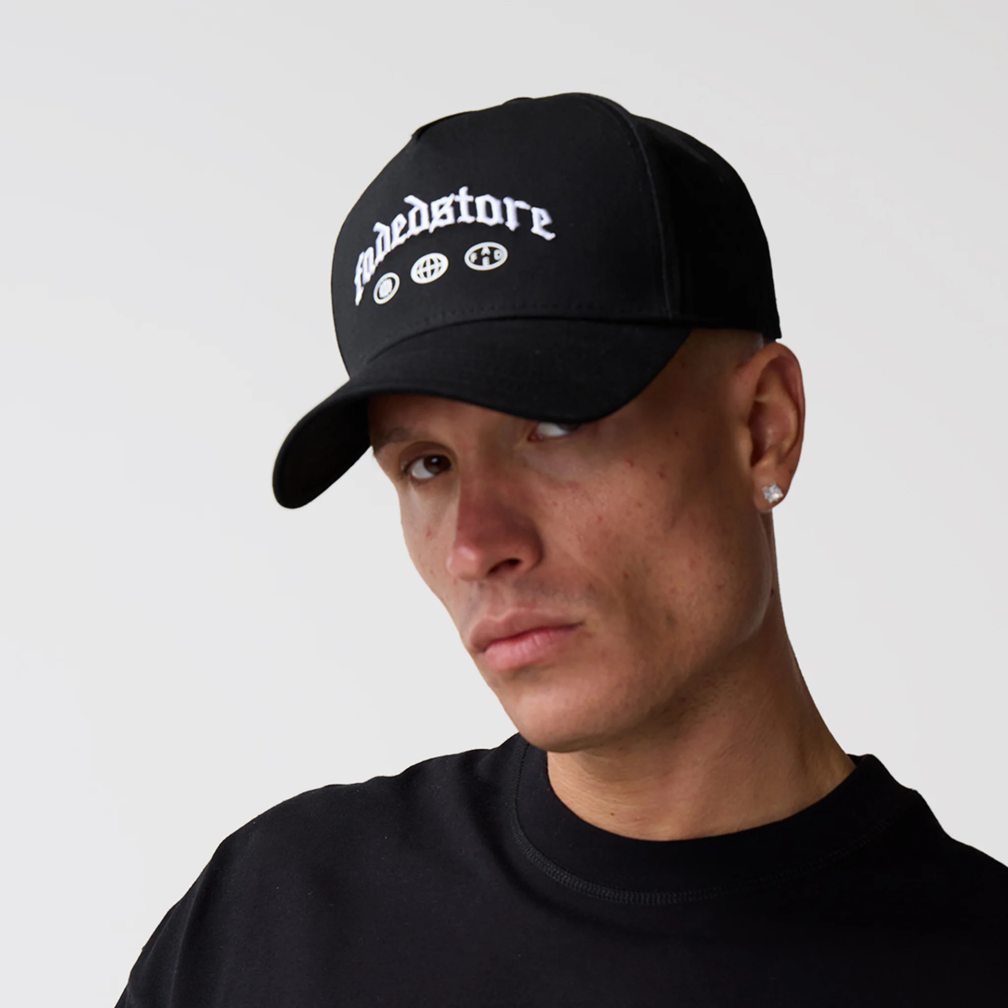 Faded Gothic Icon Cap | Black - Image 3