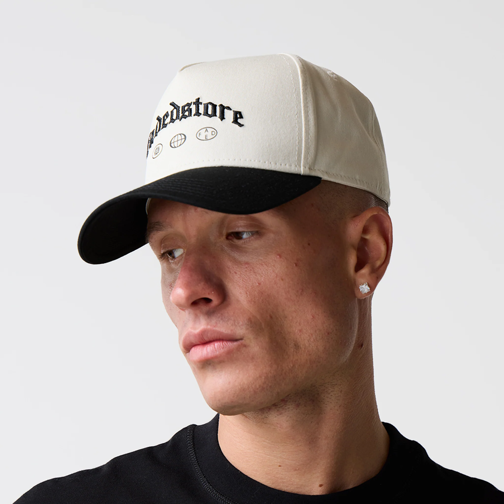 Faded Gothic Icon Cap | Chalk/Black - Image 3