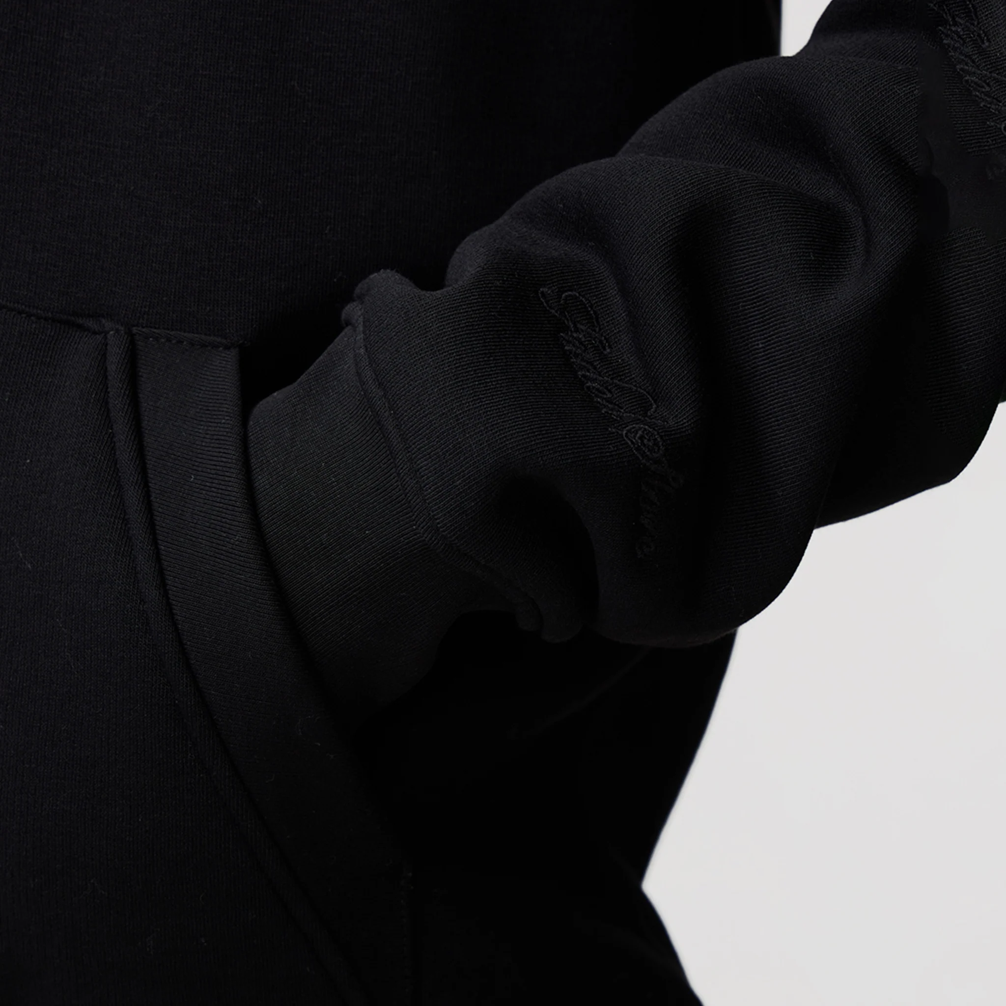 Full Zip Hoodie | Black - Image 4