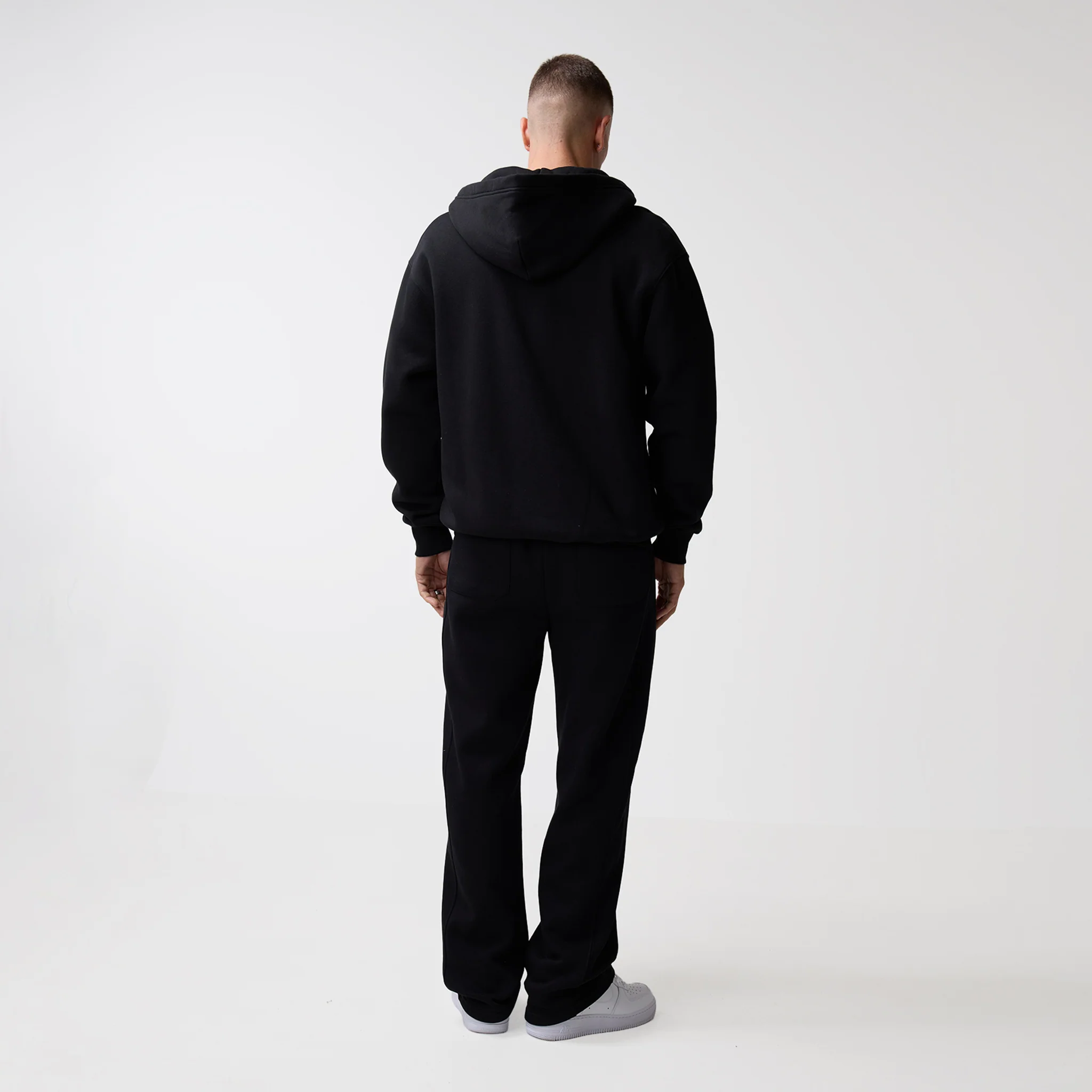 Full Zip Hoodie | Black - Image 5
