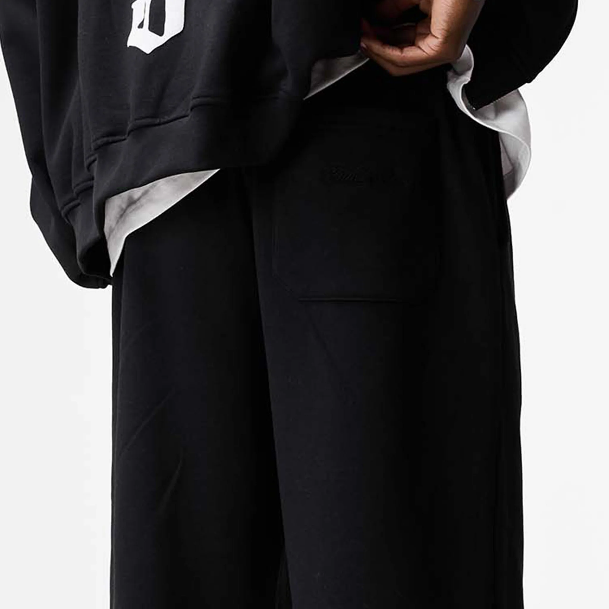 Gothic 2.0 Full Zip Open Hem Tracksuit | Black - Image 11