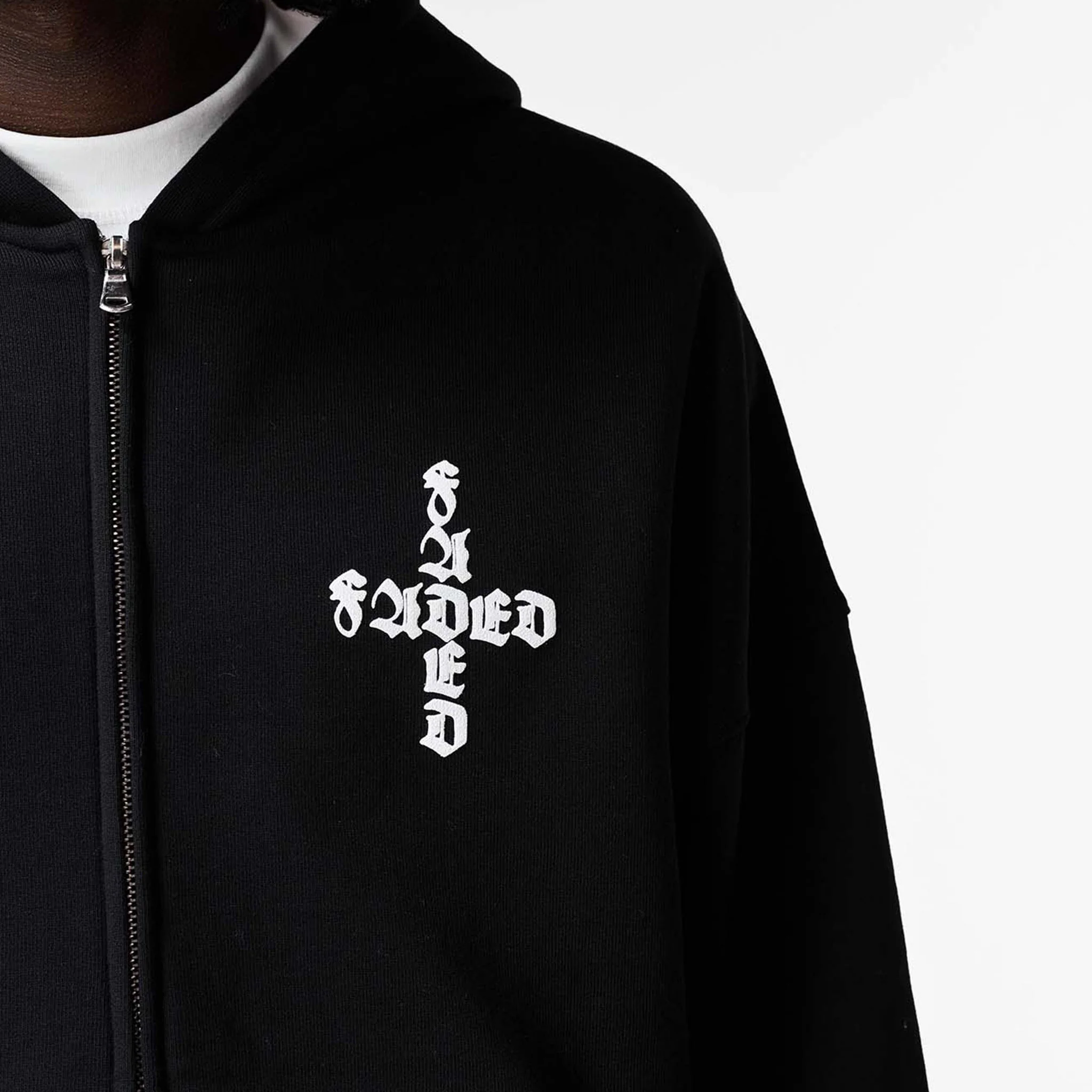 Gothic 2.0 Full Zip Open Hem Tracksuit | Black - Image 5