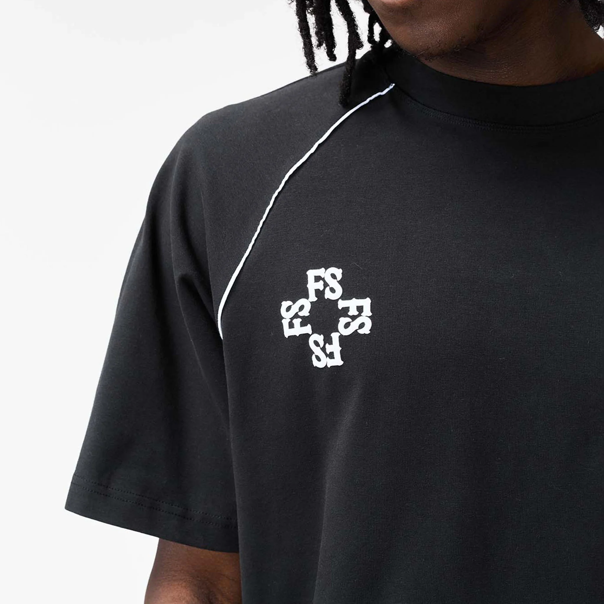 Jersey Football T-Shirt | Washed Black - Image 4