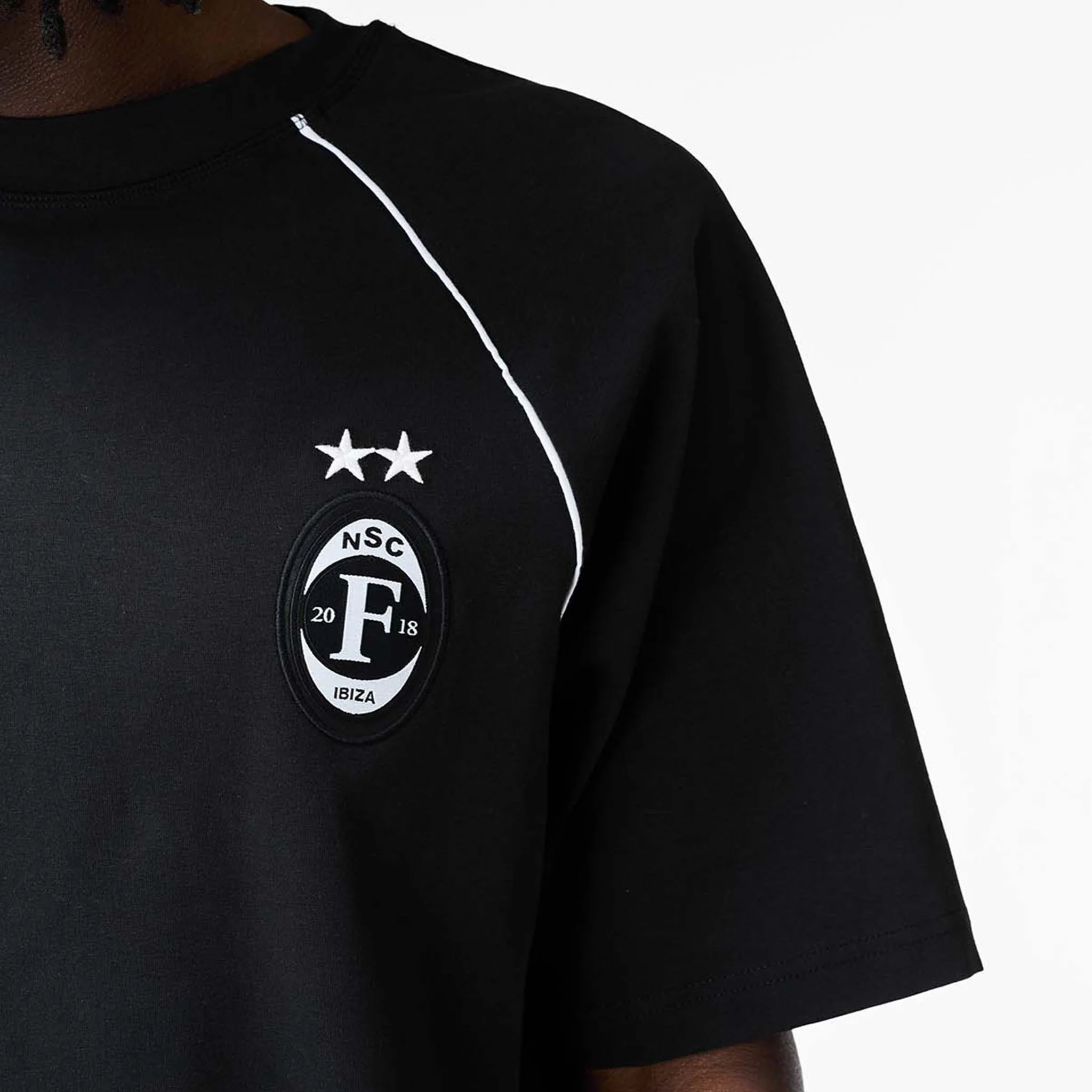 Jersey Football T-Shirt | Washed Black - Image 6