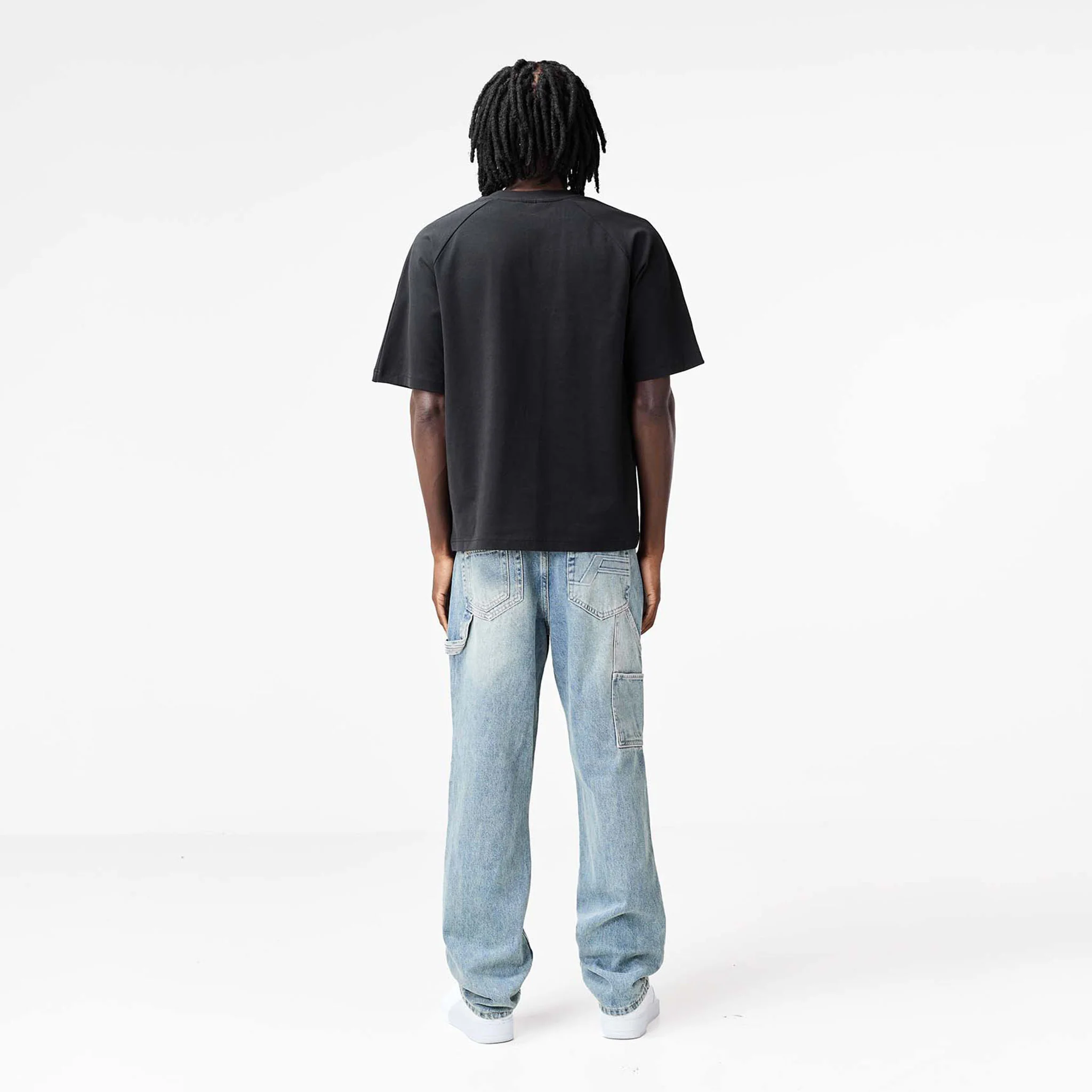 Jersey Football T-Shirt | Washed Black - Image 7