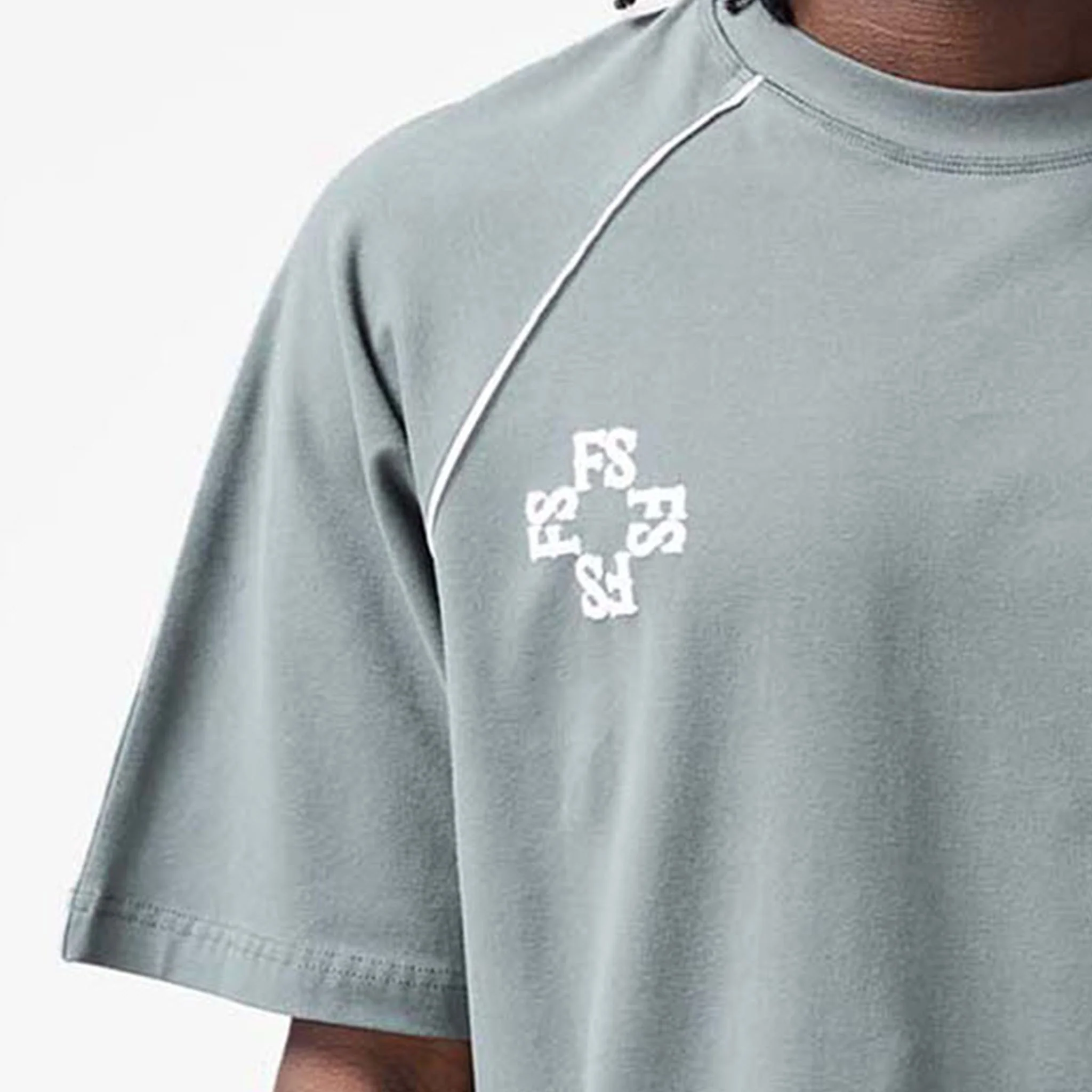 Jersey Football T-Shirt | Mid Grey - Image 4
