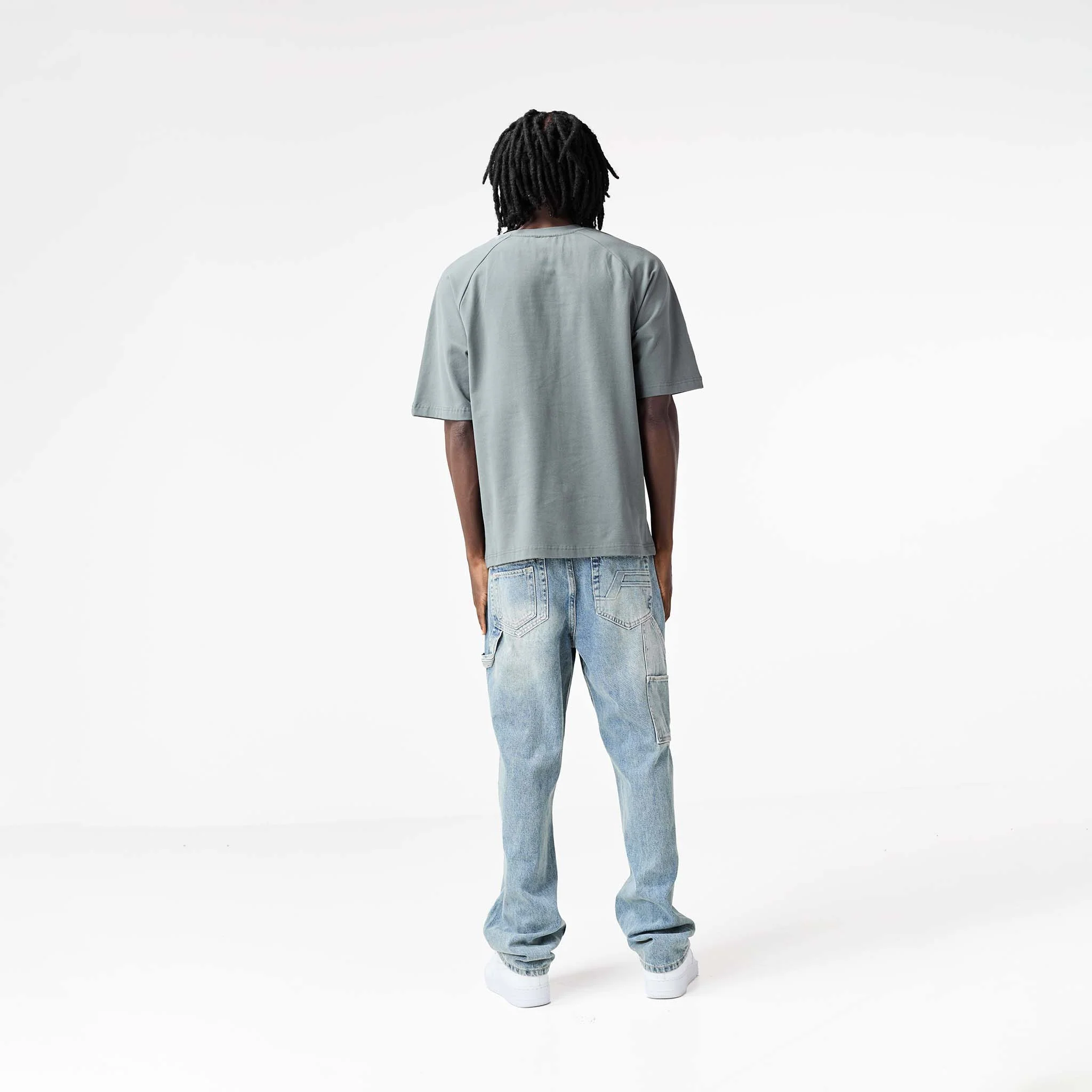 Jersey Football T-Shirt | Mid Grey - Image 8