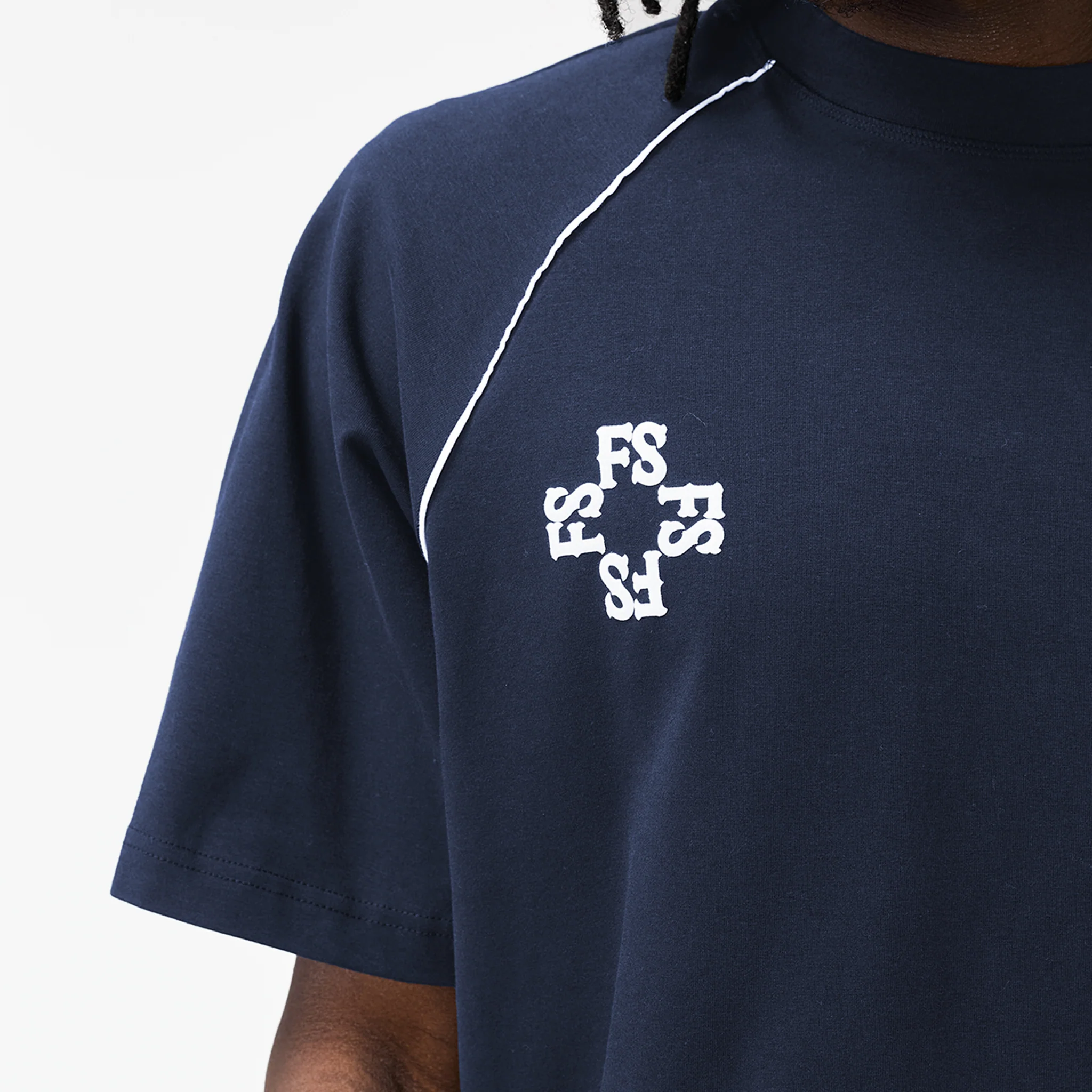 Jersey Football T-Shirt | Navy - Image 4