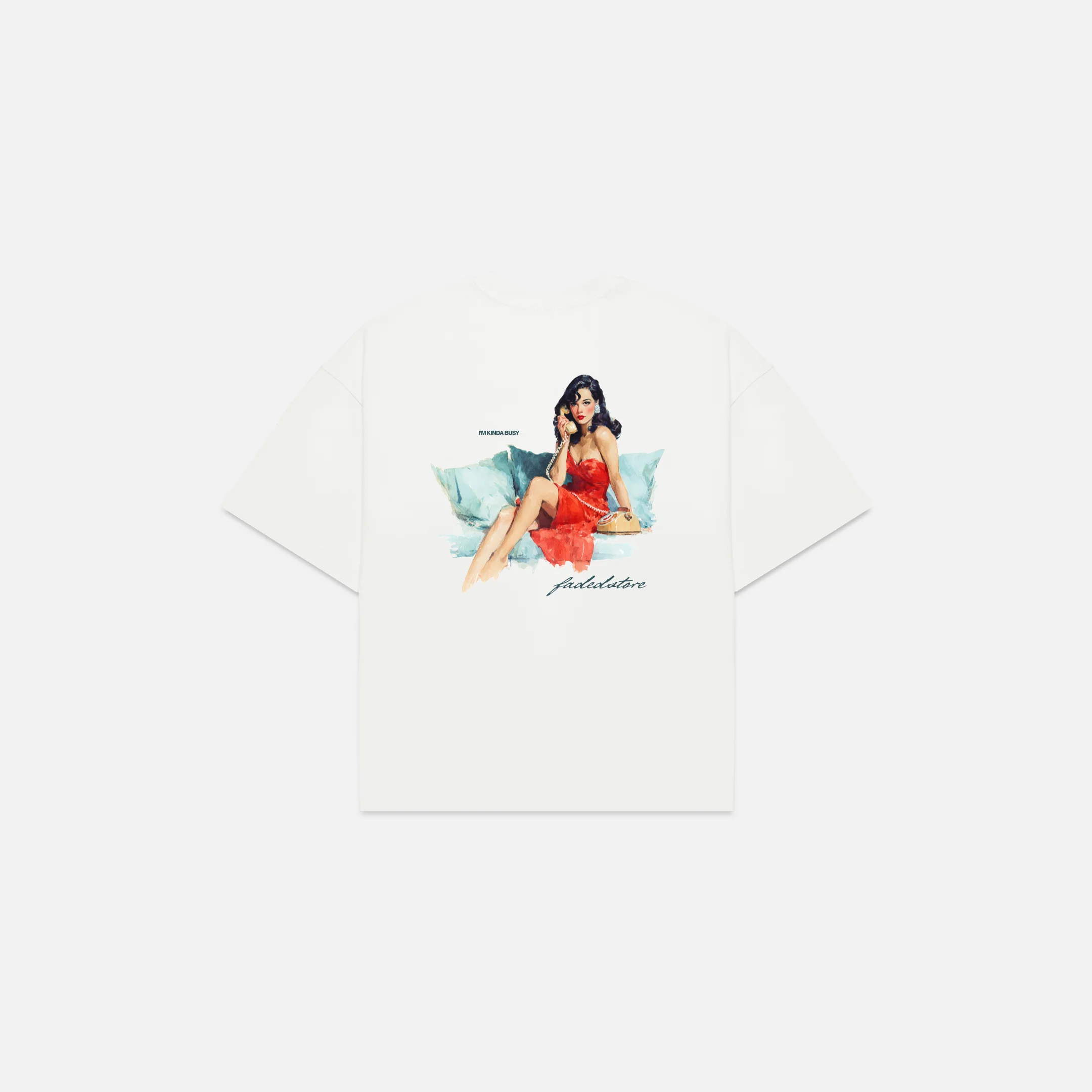 Kinda Busy T-Shirt | Chalk
