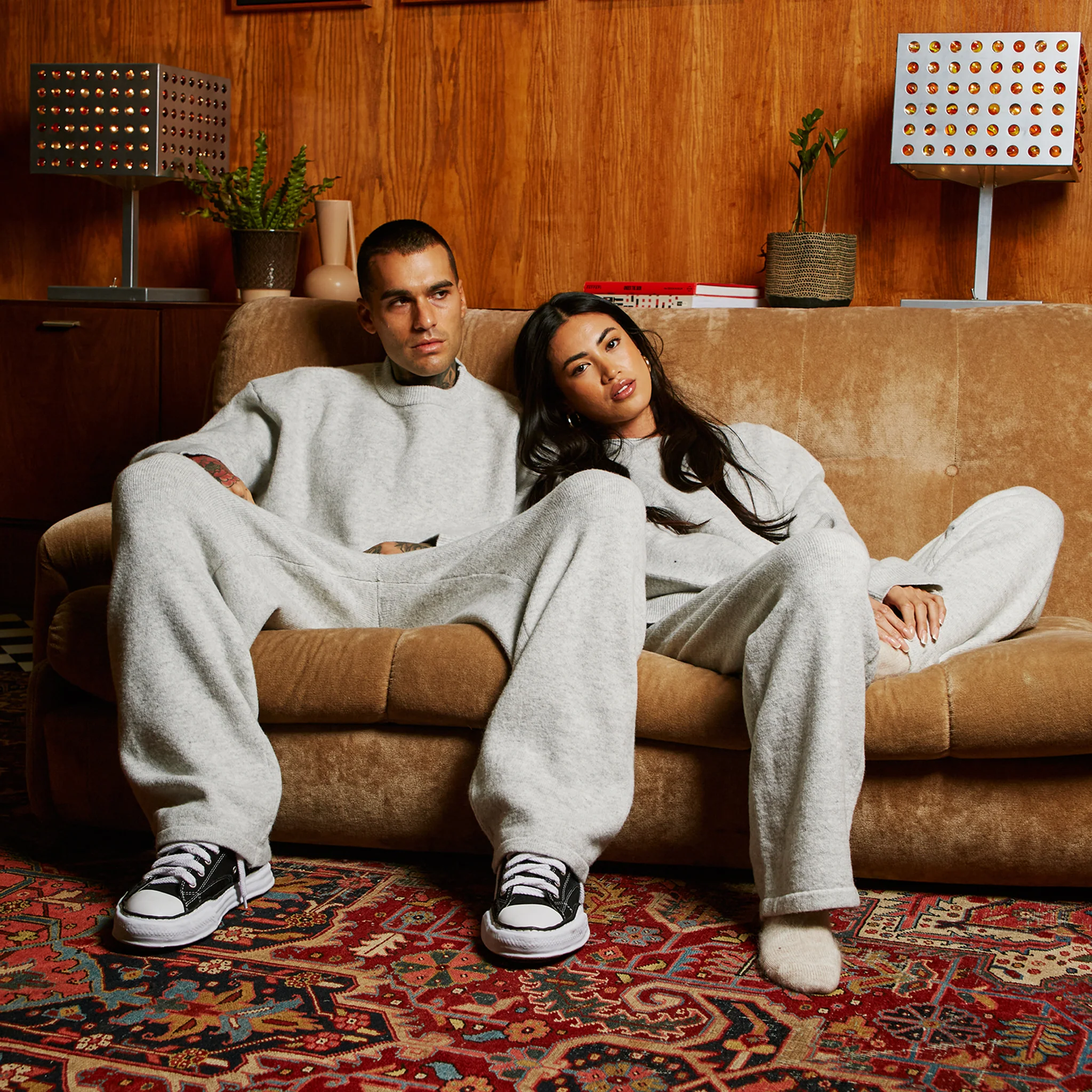 Knitted Crewneck | Light Grey Marl - Image 5