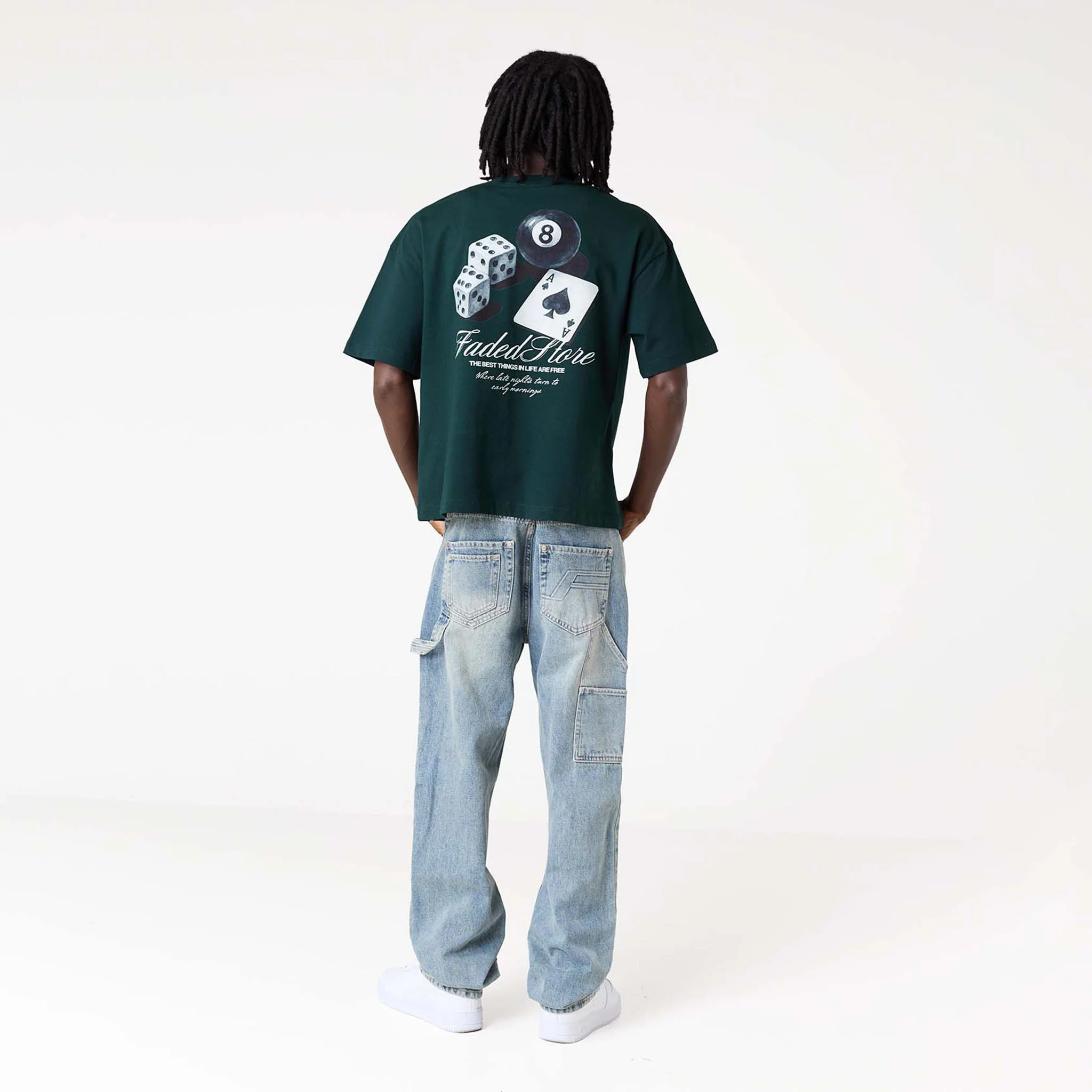 Late Nights T-Shirt | Forest Green - Image 3