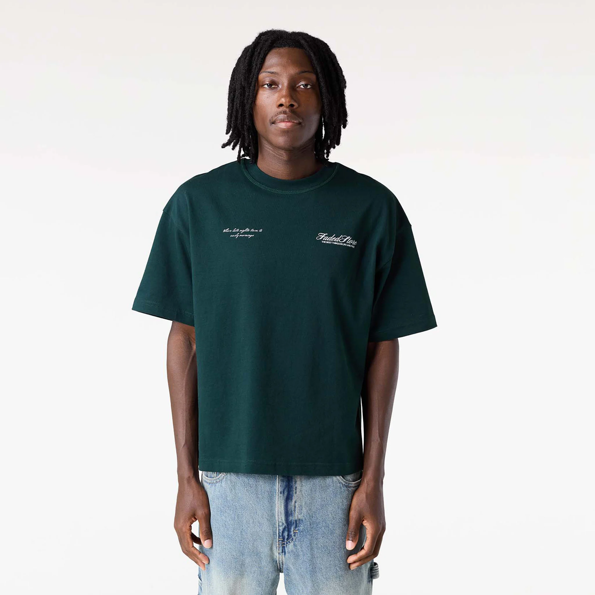 Late Nights T-Shirt | Forest Green - Image 6
