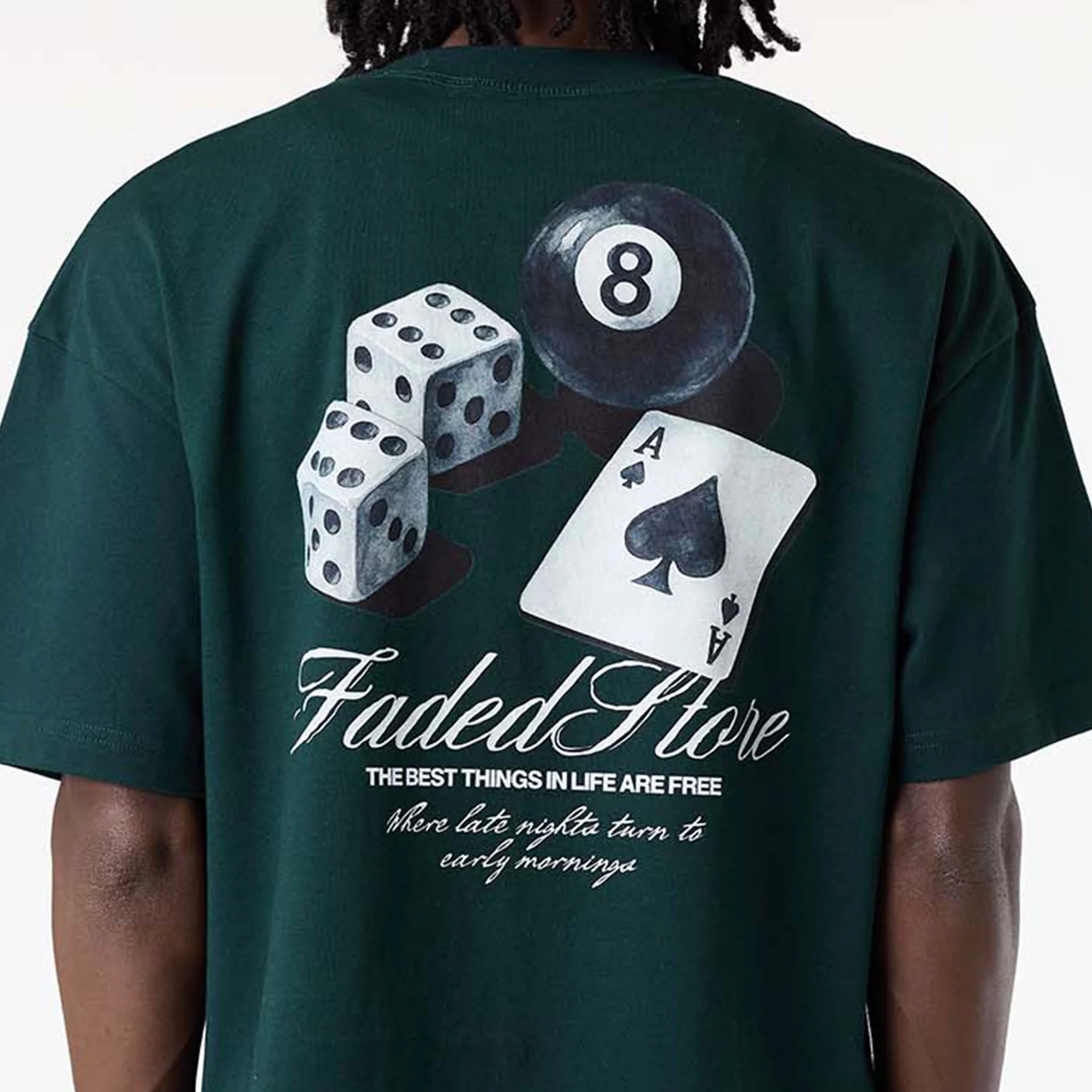 Late Nights T-Shirt | Forest Green - Image 8