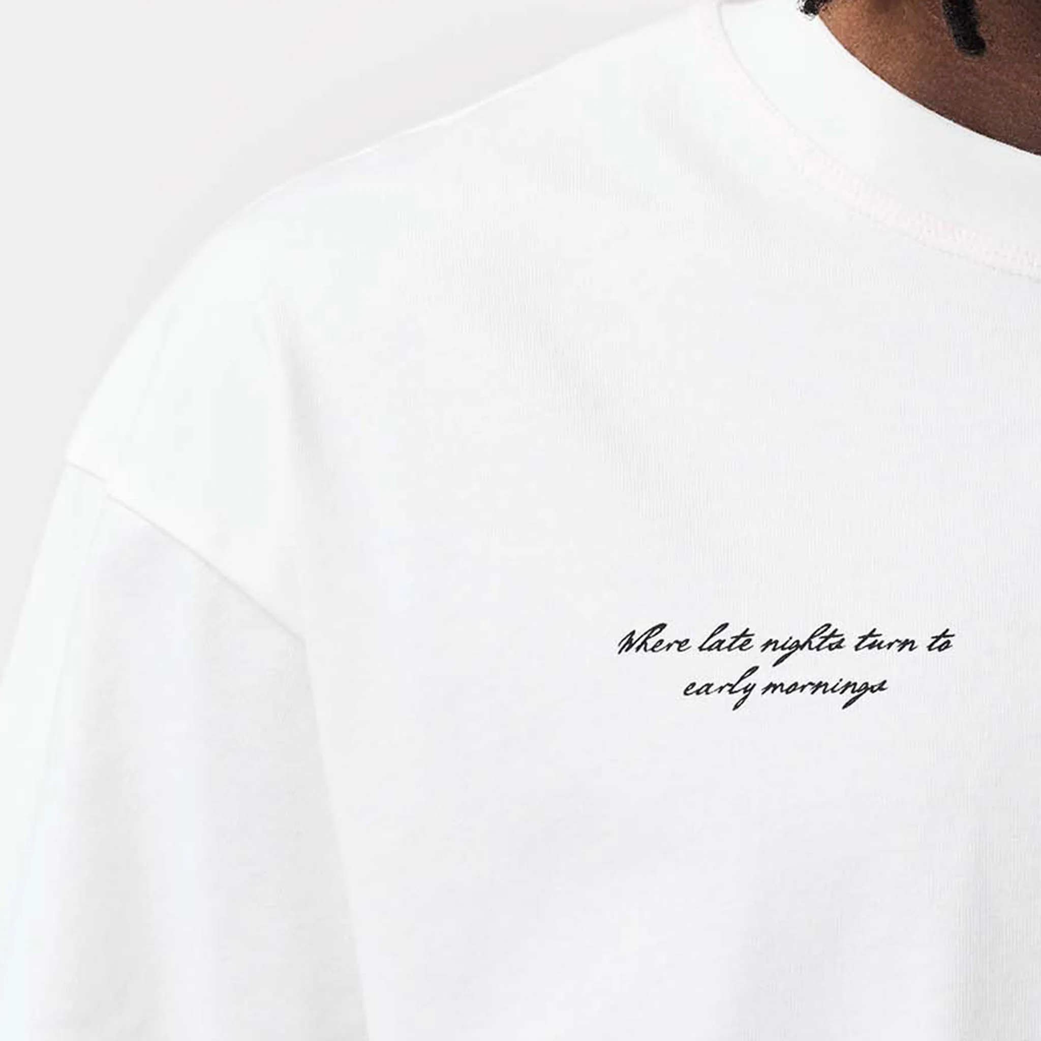 Late Nights T-Shirt | Off White - Image 6