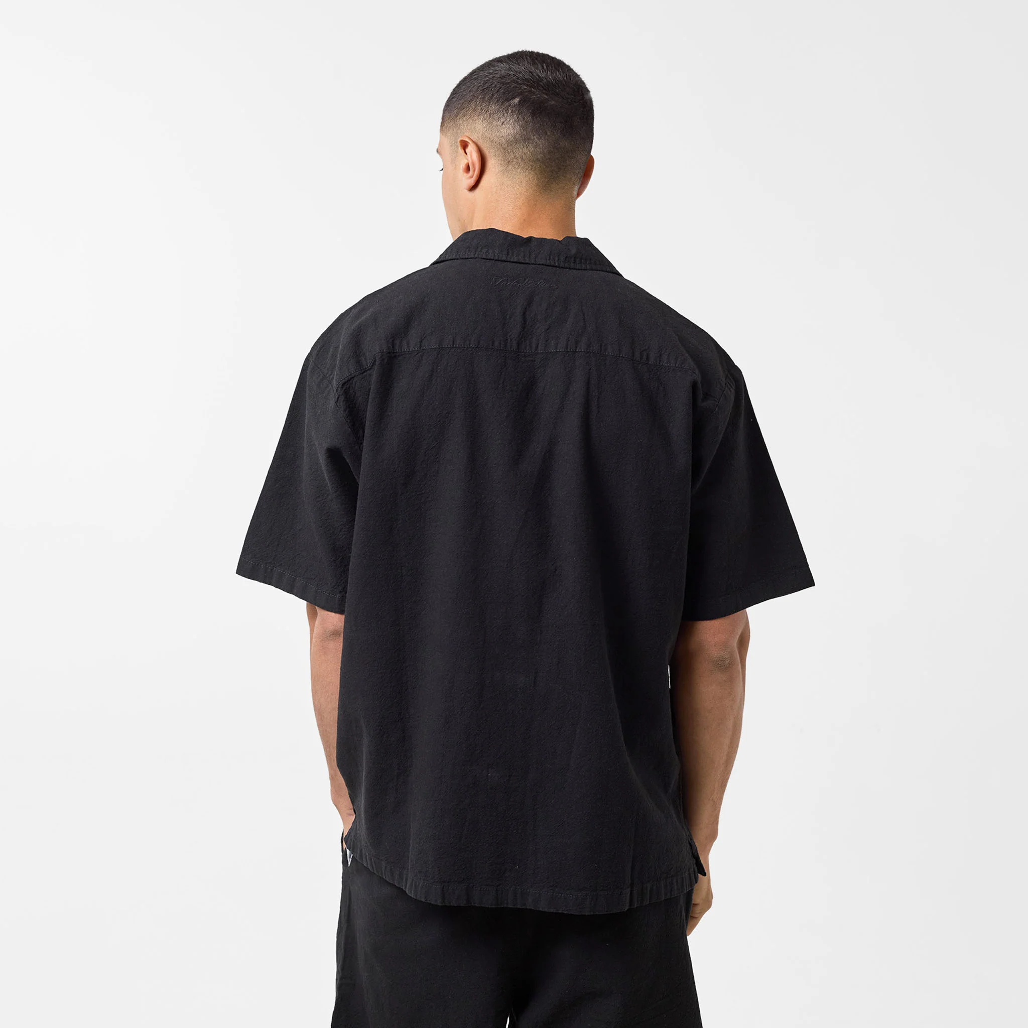 Linen Shirt | Black - Image 6