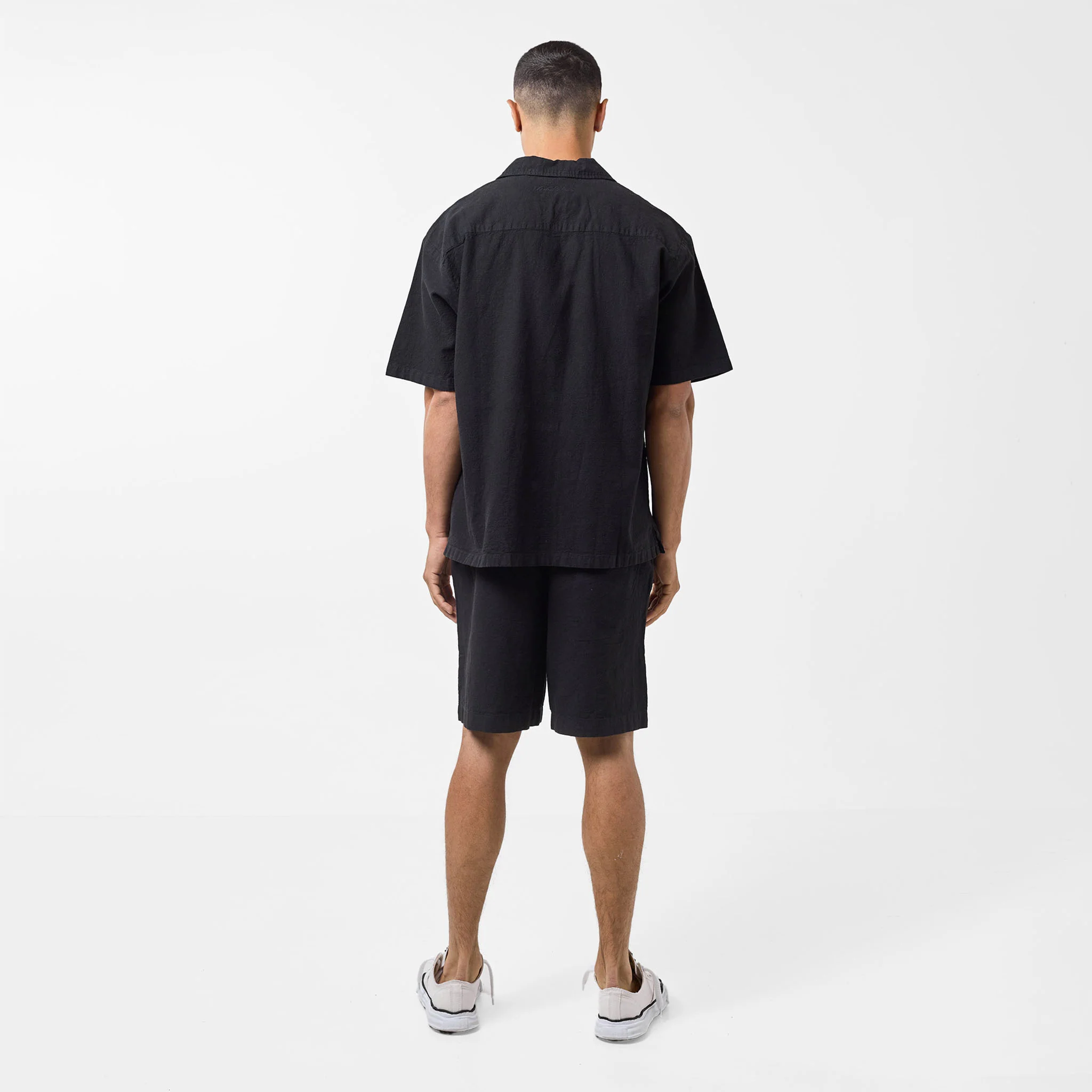 Linen Shirt | Black - Image 8