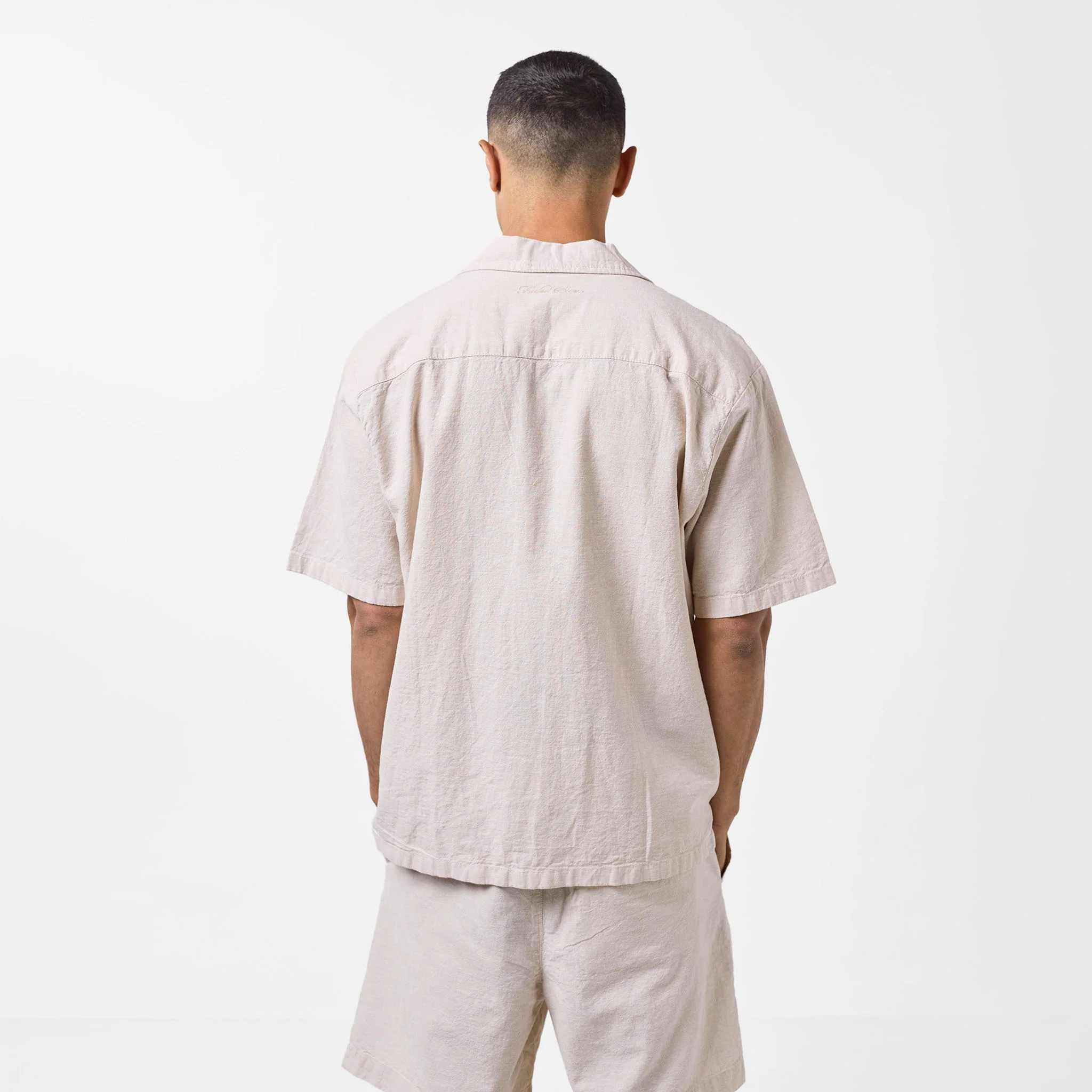 Linen Shirt | Stone - Image 6