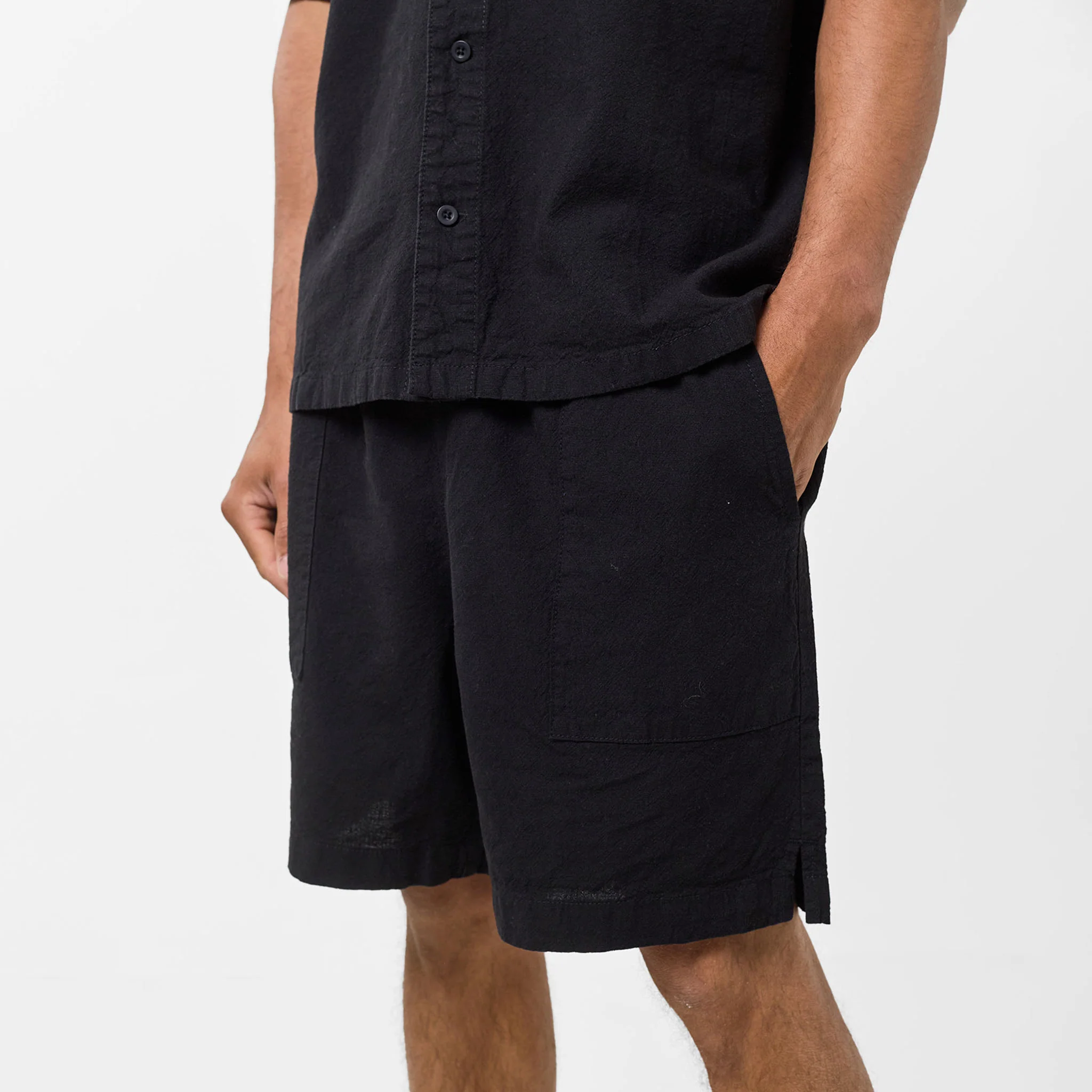 Linen Short | Black - Image 4