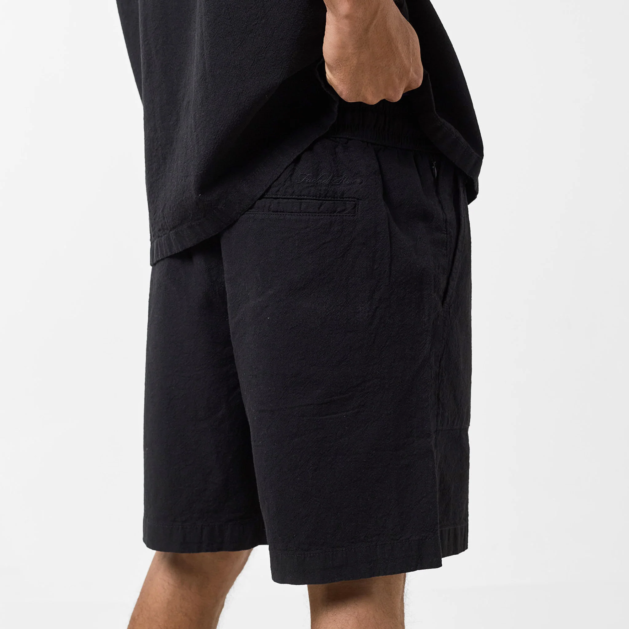 Linen Short | Black - Image 6