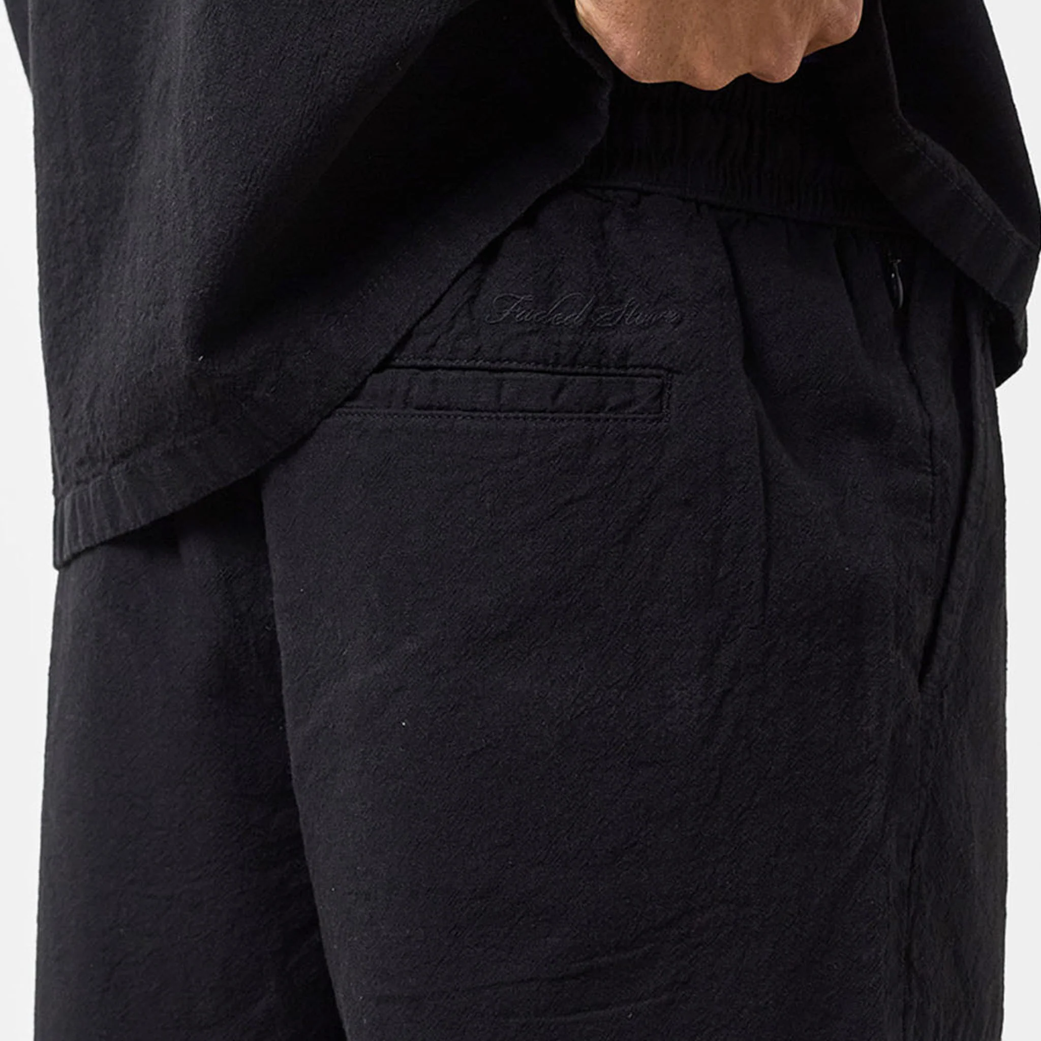 Linen Short | Black - Image 7