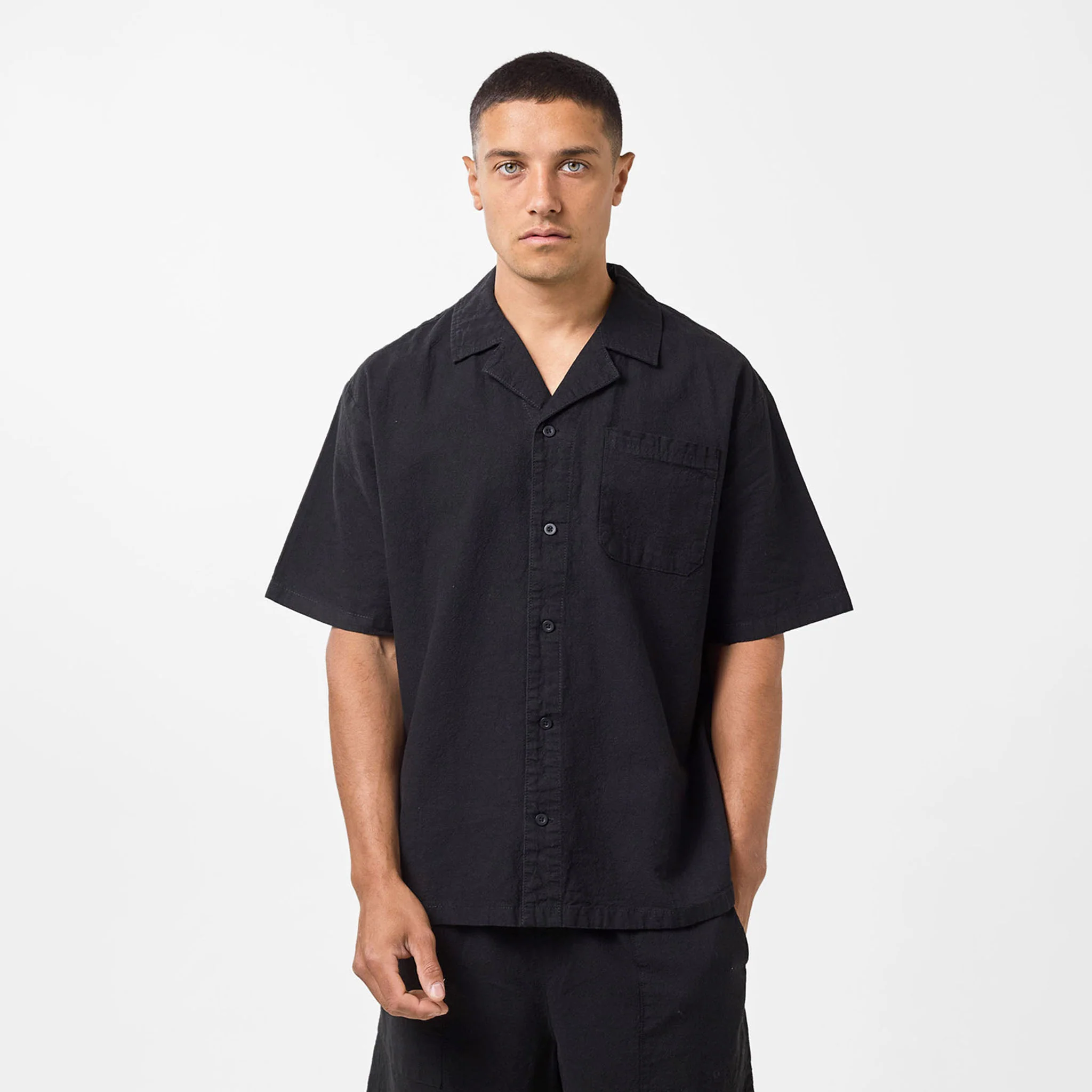 Linen Twinset | Black - Image 3